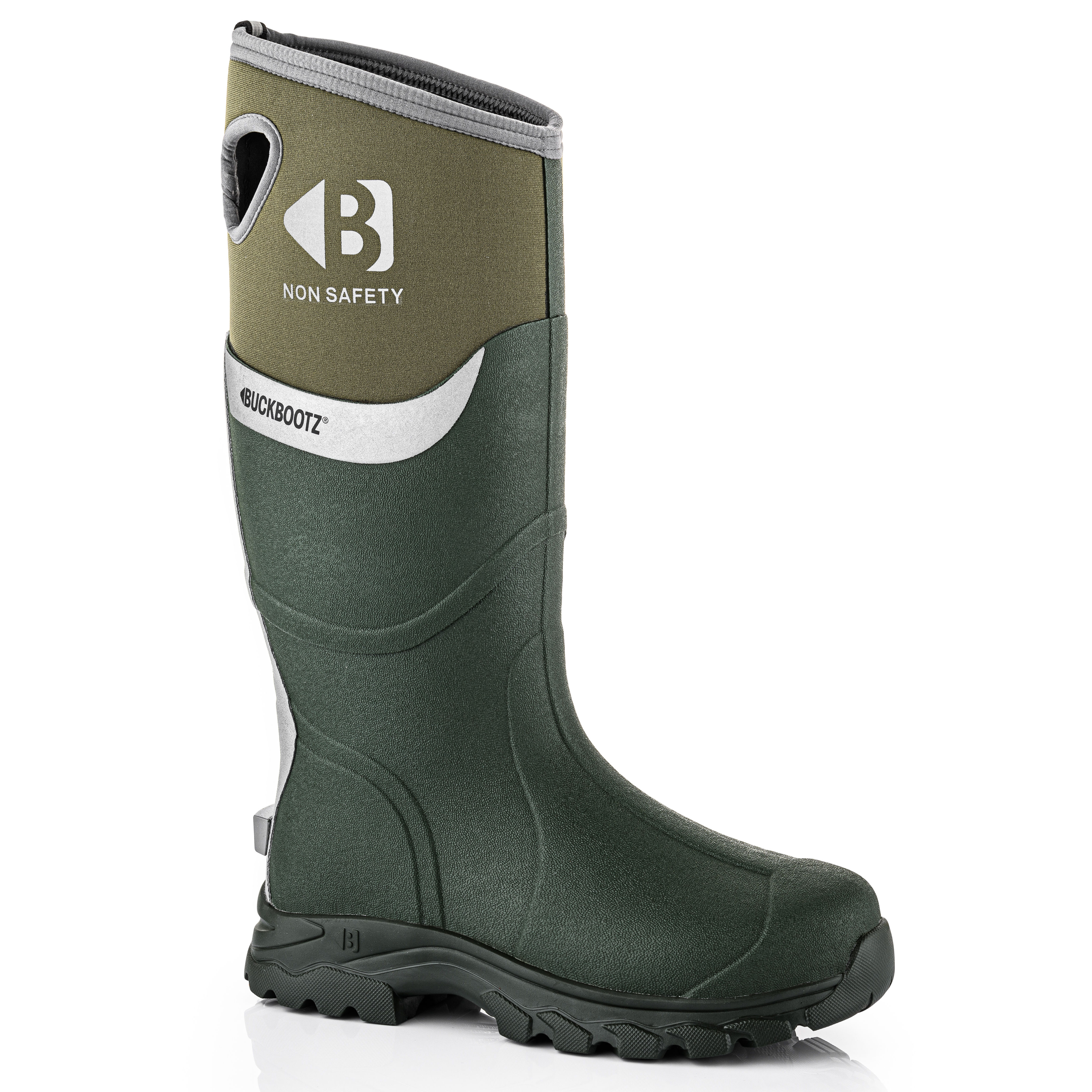 Buckler Buckbootz Walkerz Non-Safety Wellington Boots Green