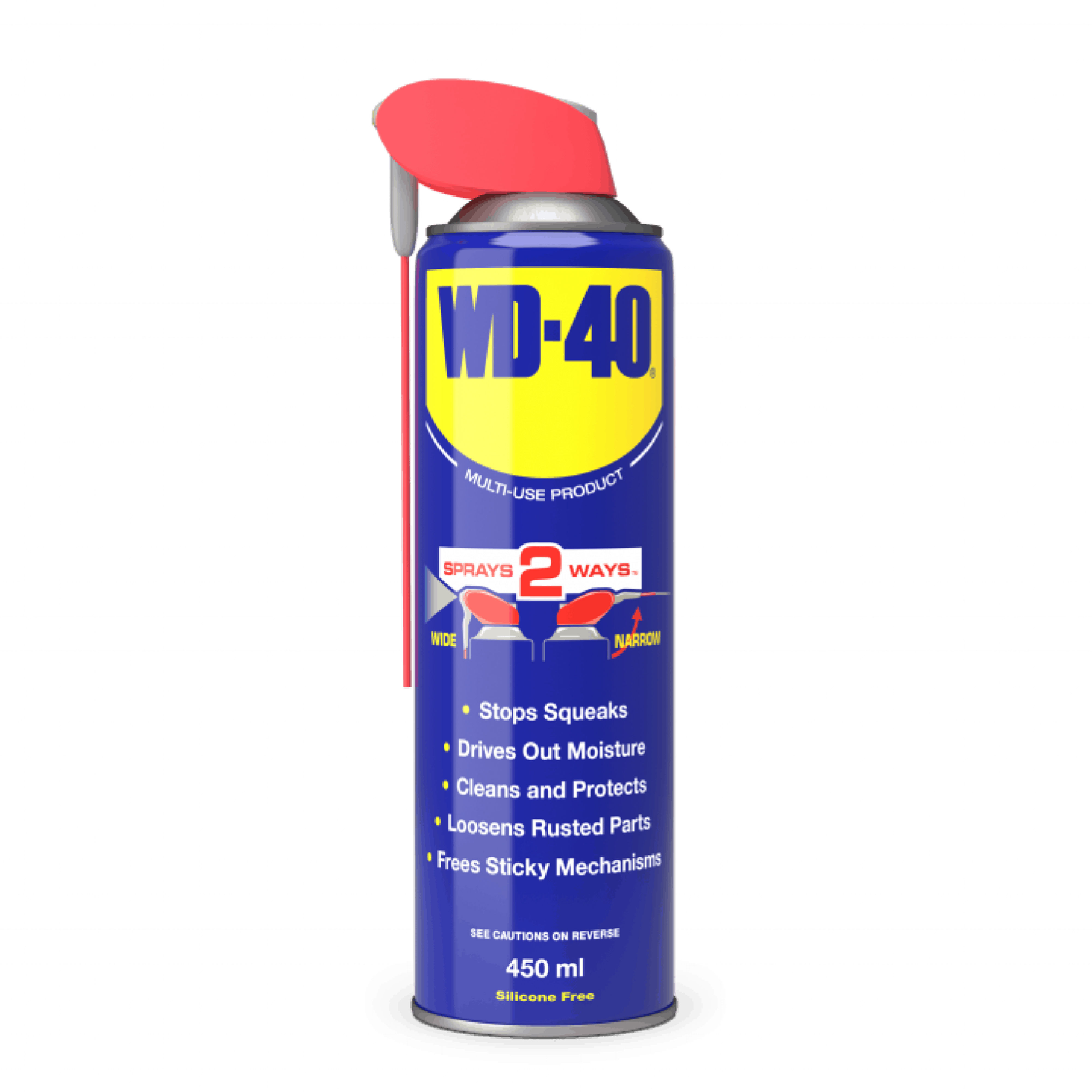 WD-40 Multi-Use Lubricant Spray with Smart Straw 450ml