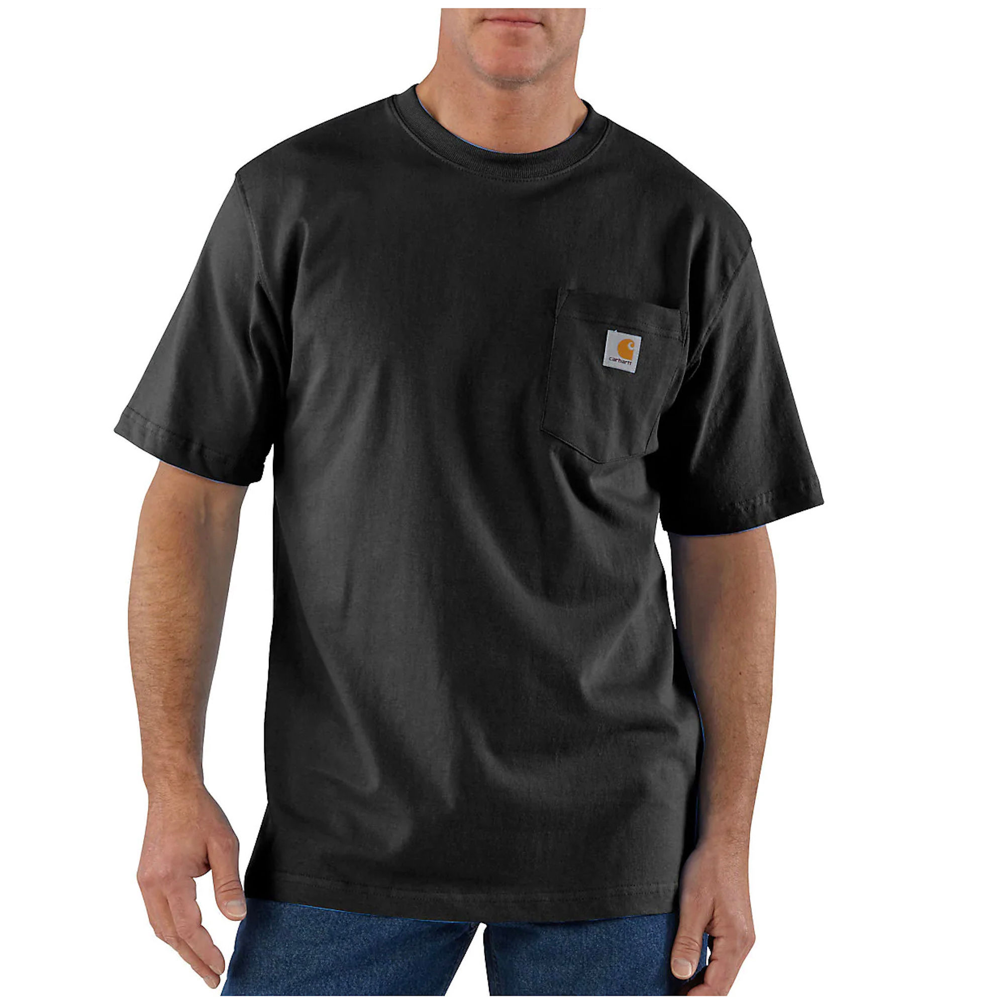 Black carhartt t shirt best sale