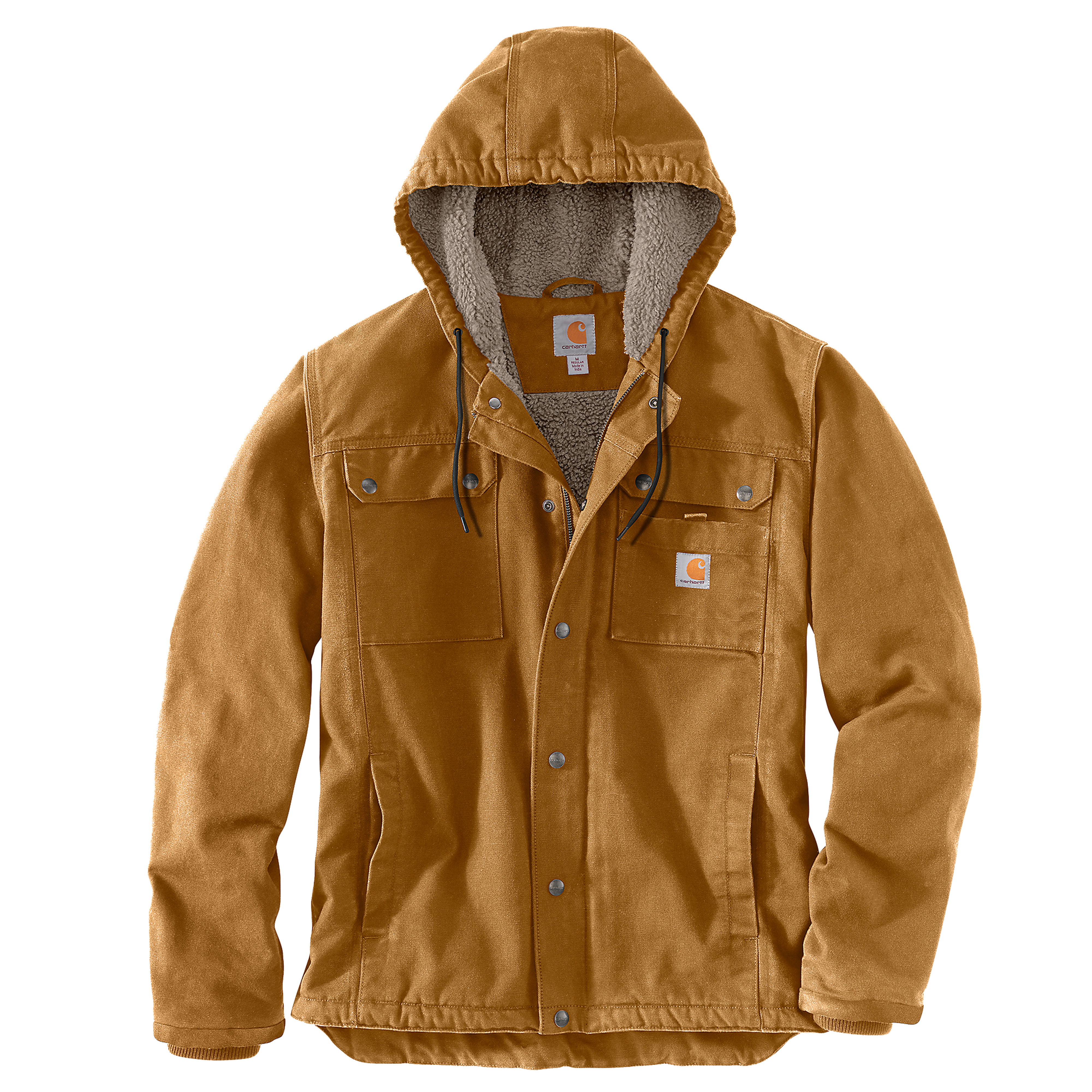 Carhartt Bartlett Relaxed Fit Sherpa-Lined Utility Jacket Brown