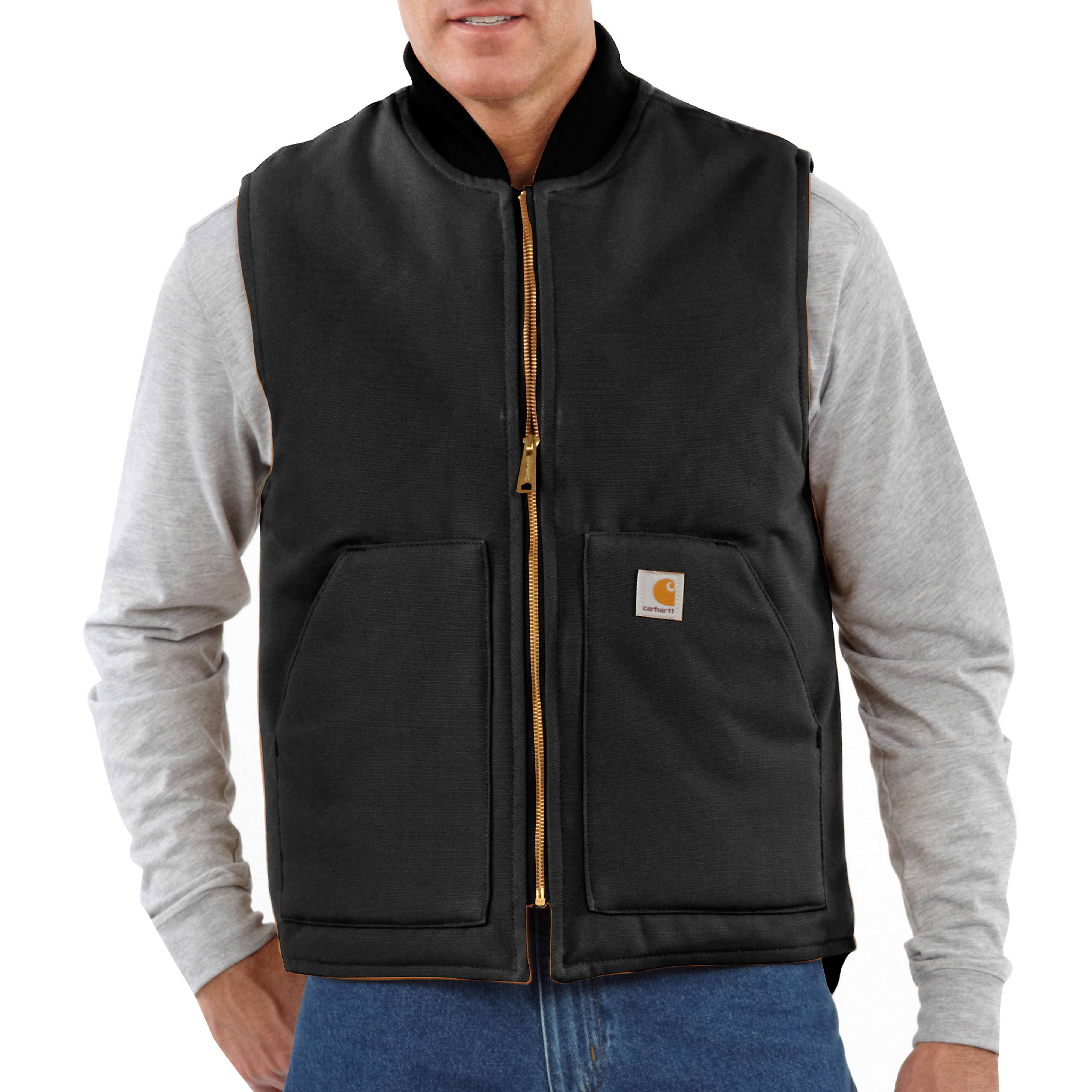 Carhartt Firm Duck Insulated Arctic Vest Black