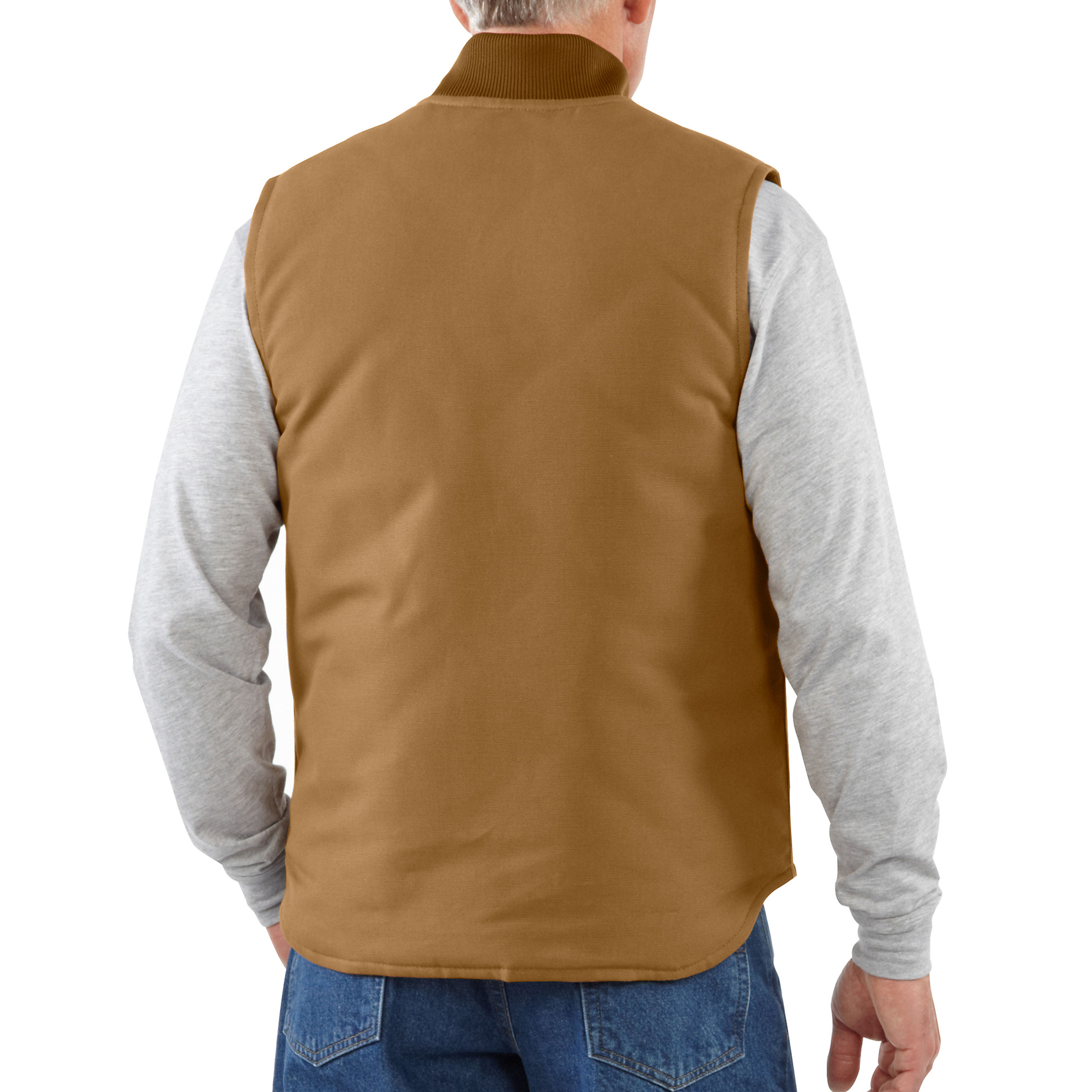 Carhartt Firm Duck Insulated Arctic Vest Carhartt Brown S