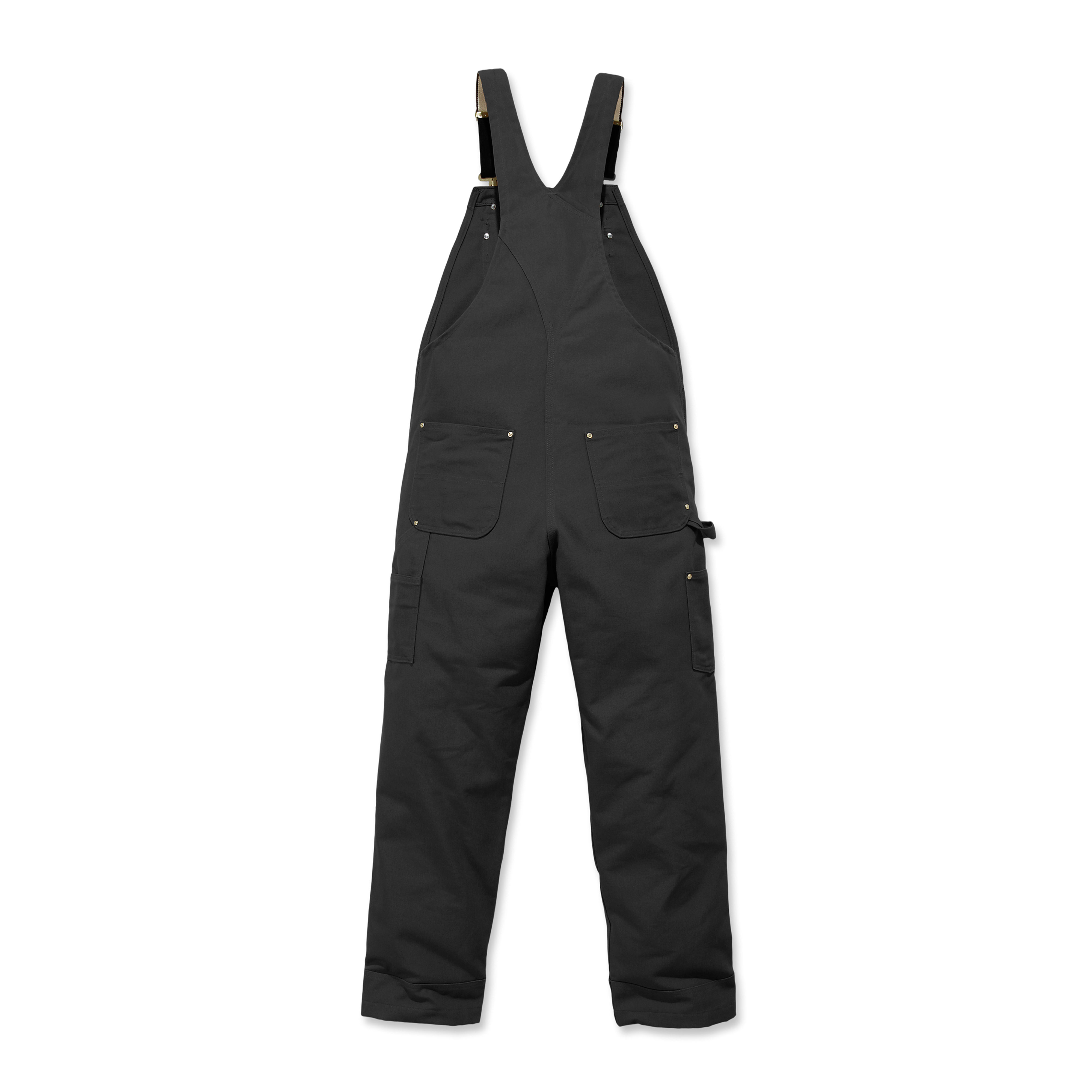 Carhartt Duck Bib Overall Black W34 L32