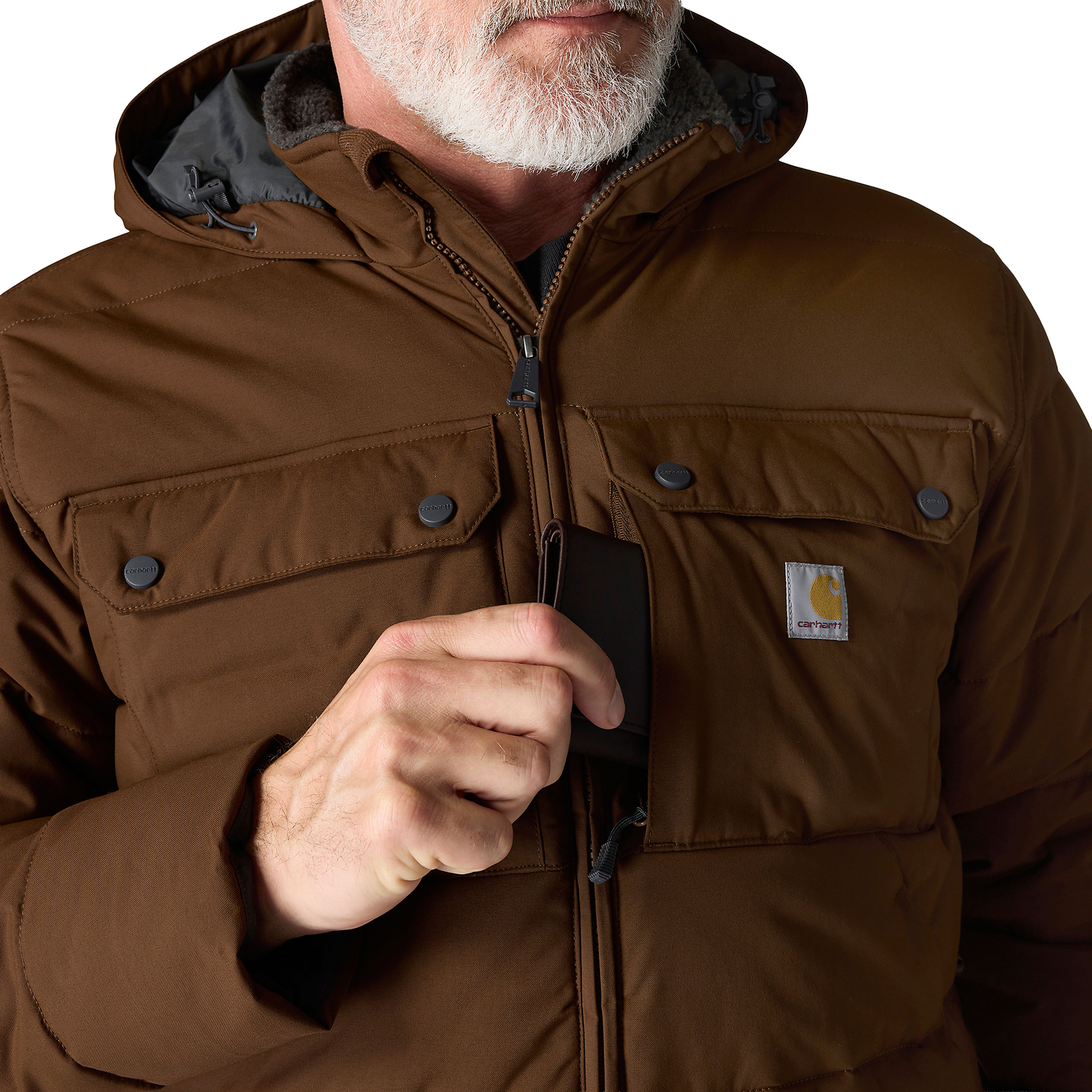 Carhartt Montana Loose Fit Insulated Jacket Red Duck M