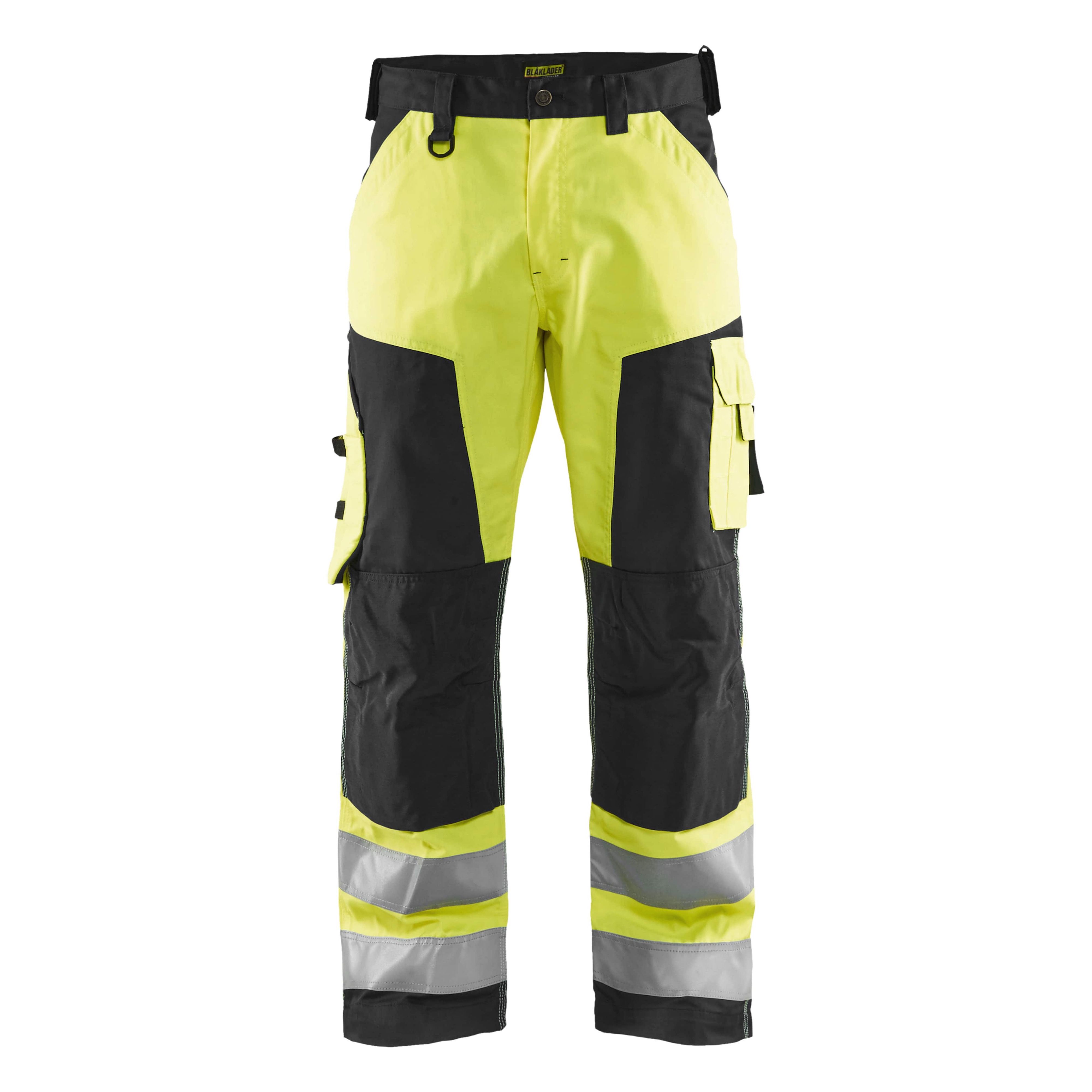 Blaklader Hi-Vis Work Trousers Black/Yellow