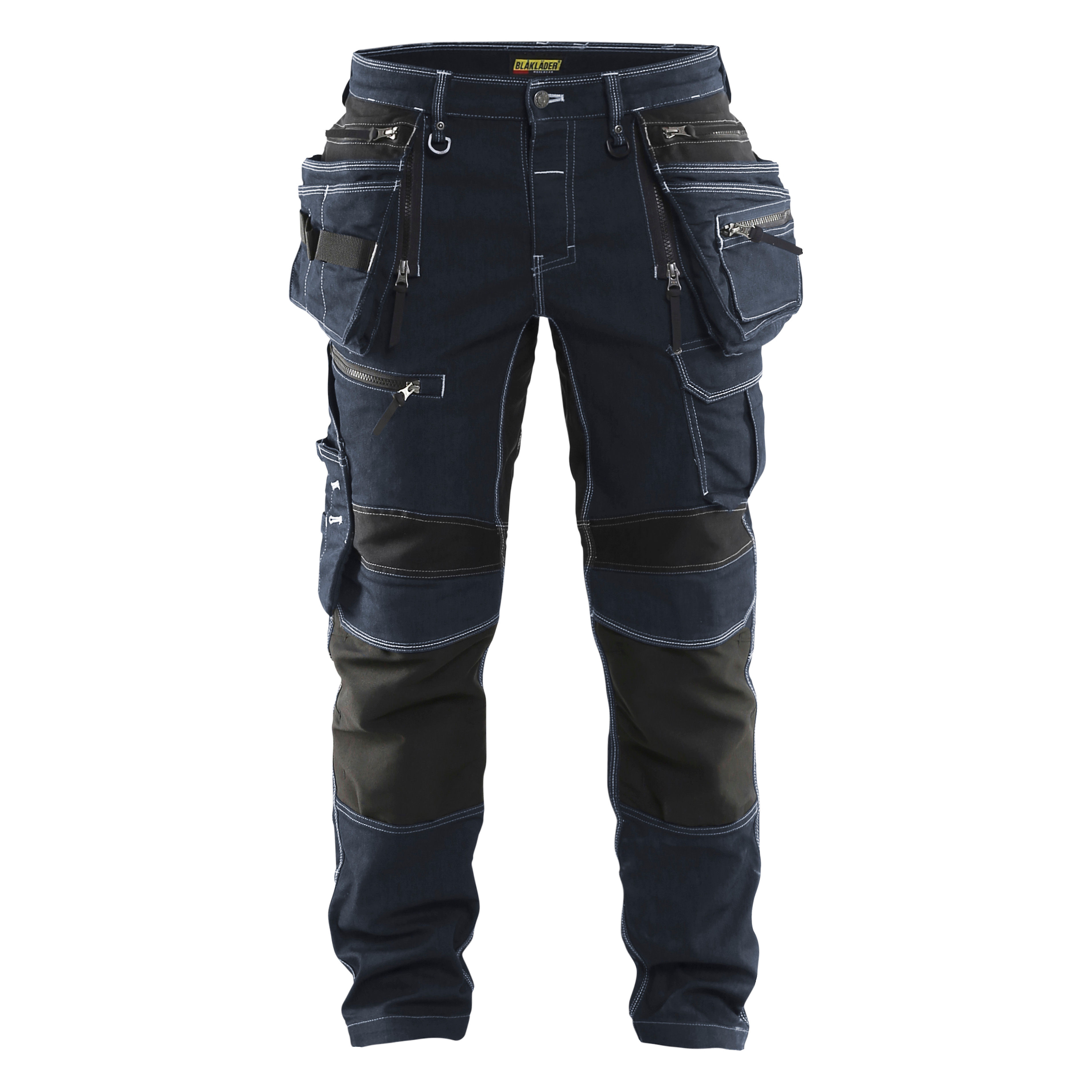 Blaklader Craftsman Work Trousers Stretch X1900 - Navy / Black