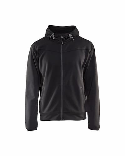 Blaklader Hoodie with Full Zipper Black
