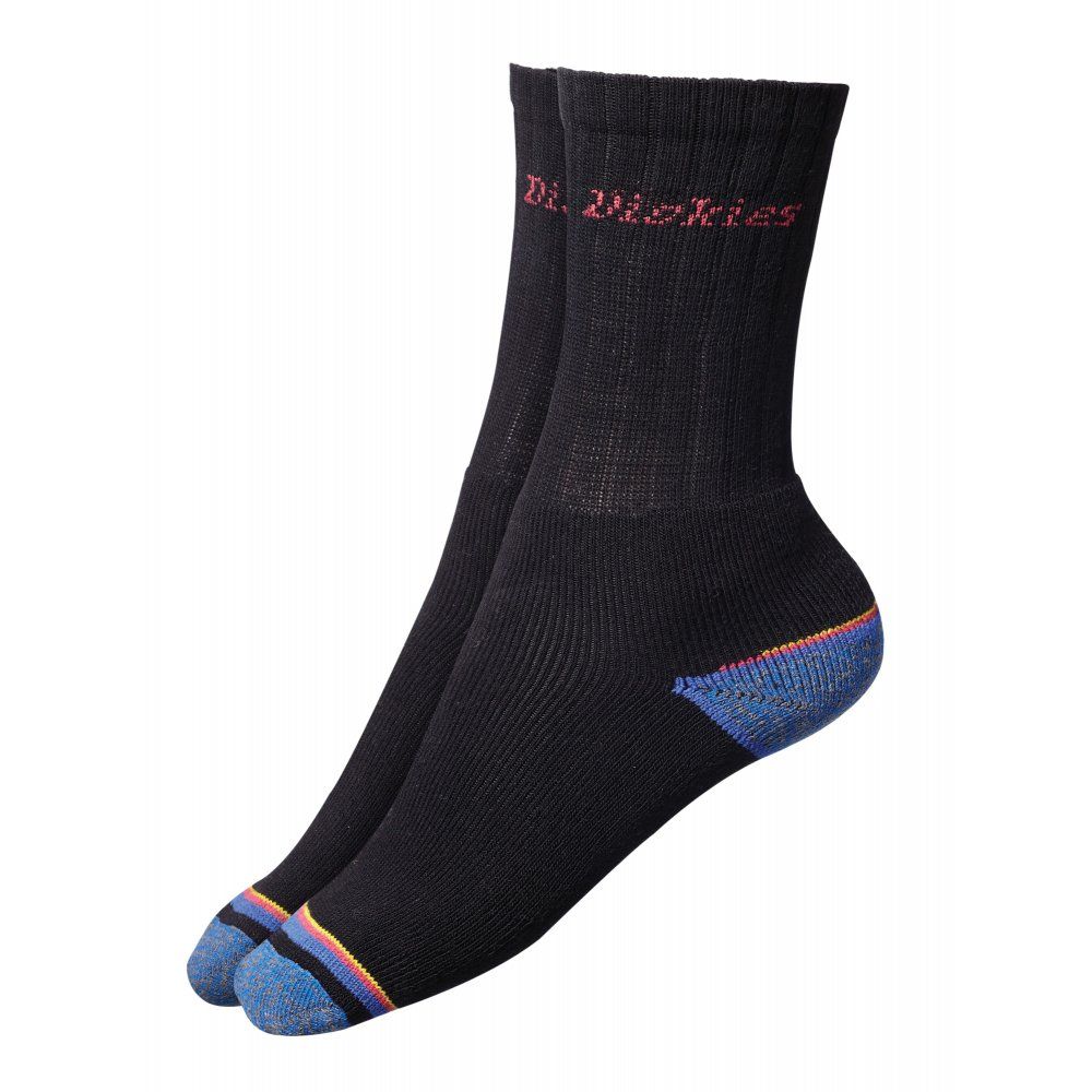 Dickies Strong Work Sock Black (Pack of 3)