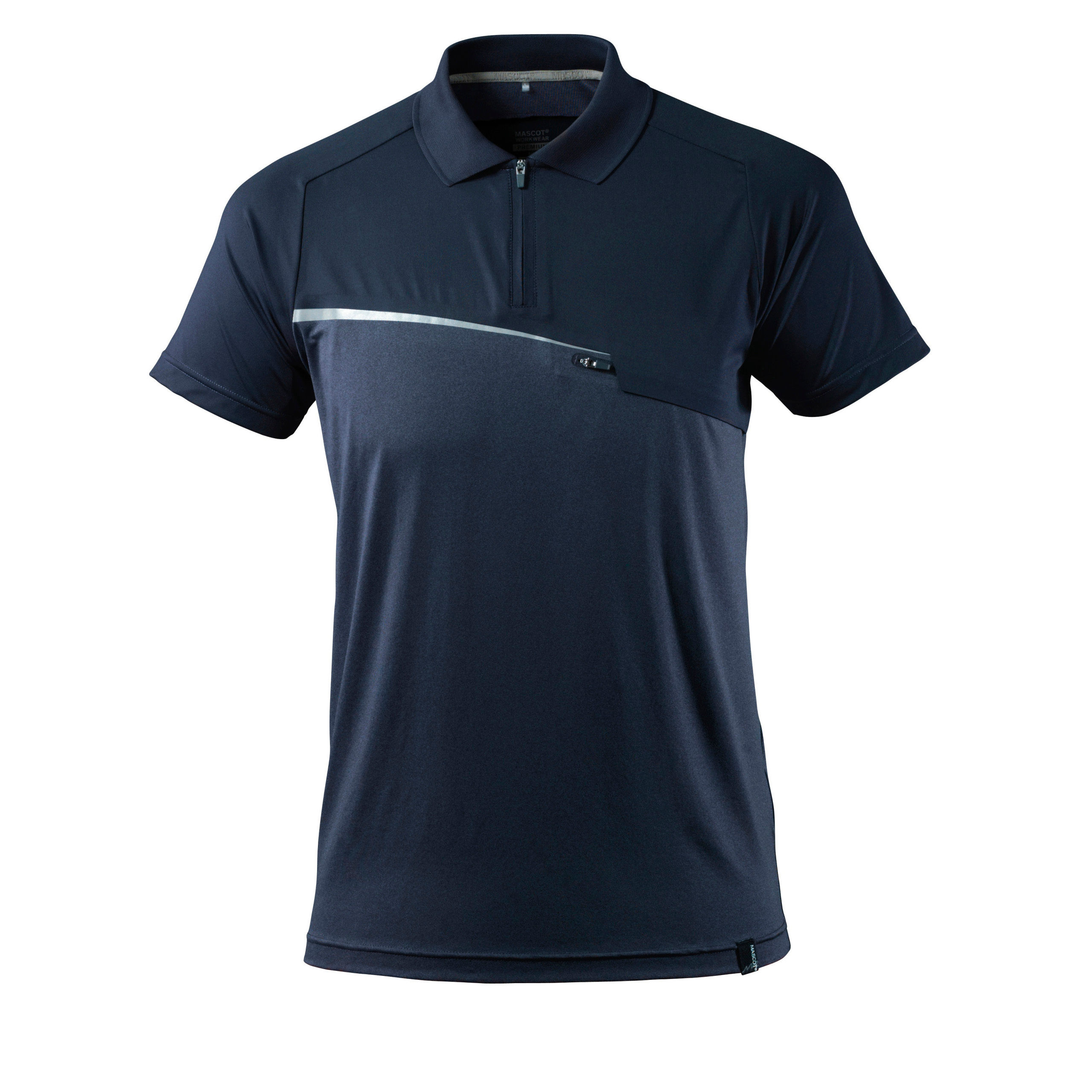 Mascot Polo With Chest Pocket - Navy 