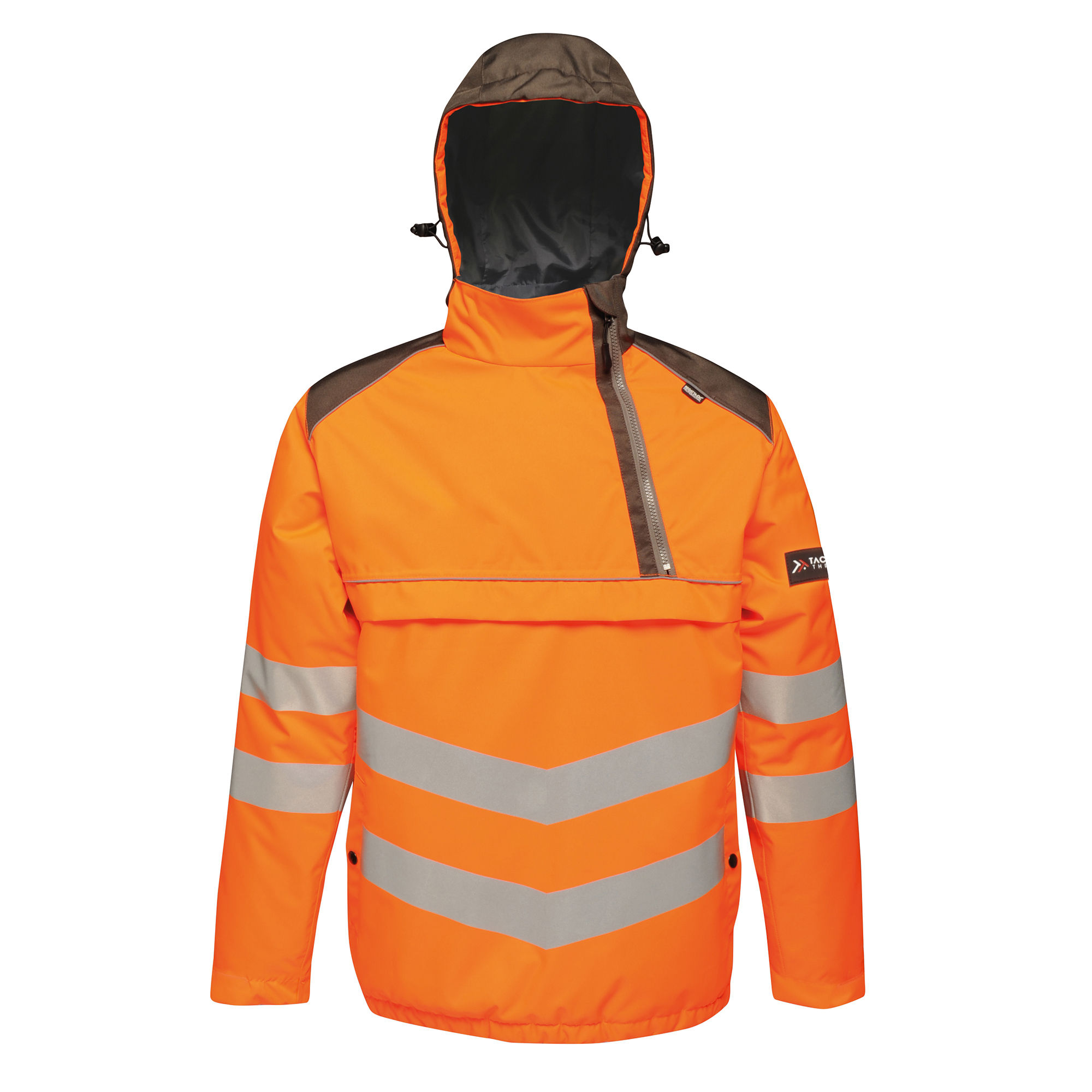 Regatta Hi-Vis Overhead Bomber Jacket Orange/Grey