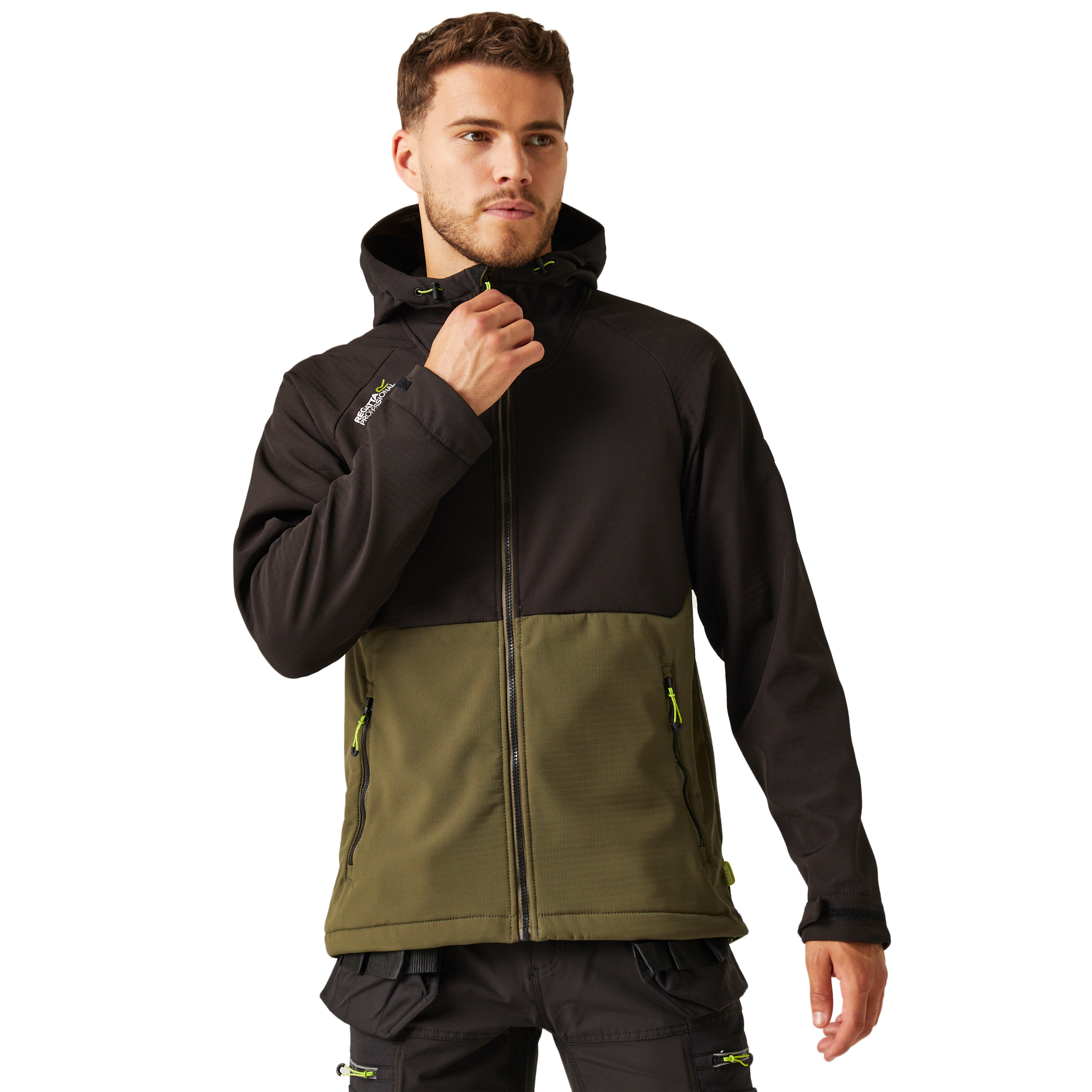 Regatta Tactical Surrender Softshell Jacket Khaki/Black