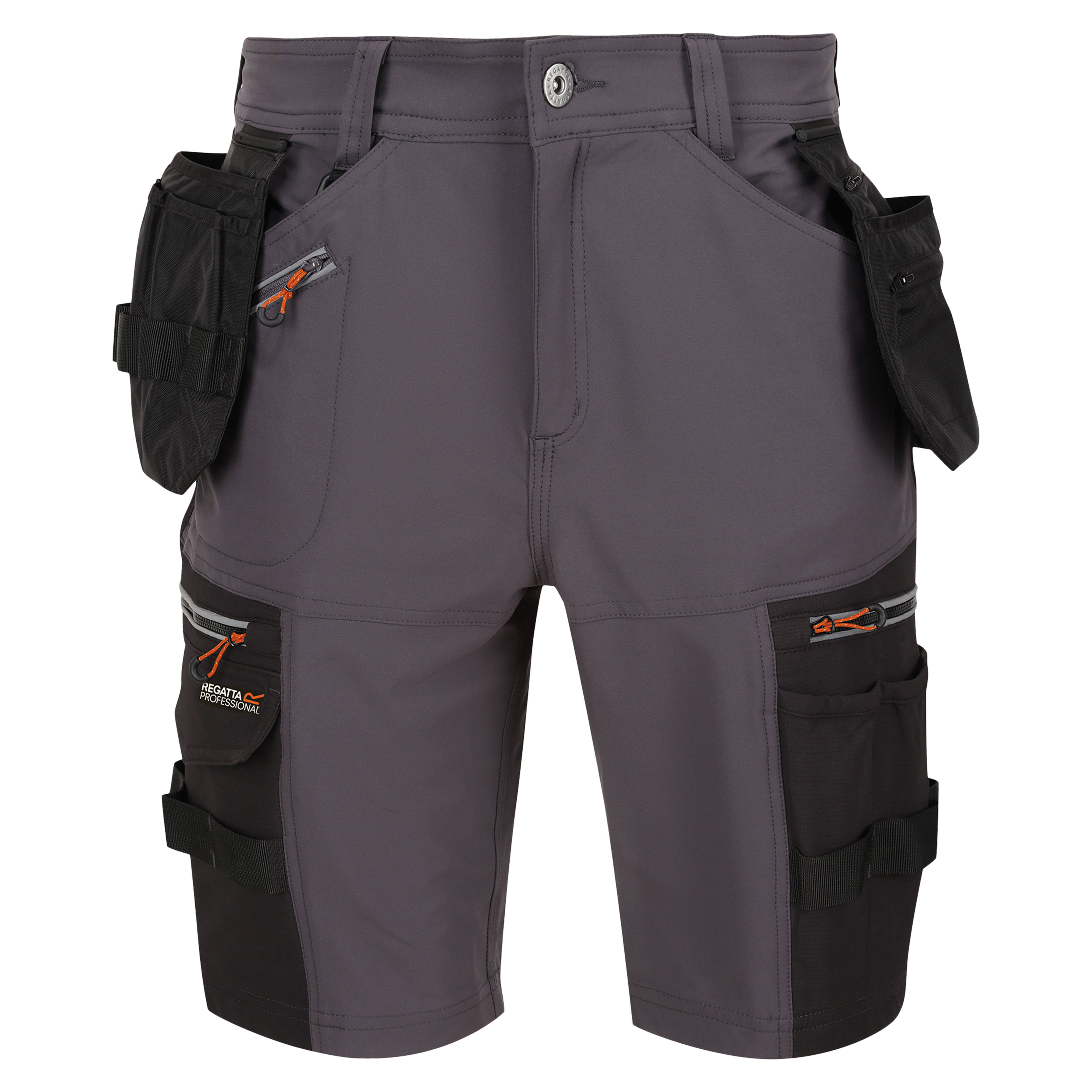 Regatta Infiltrate Stretch Detachable Holster Shorts Iron/Black