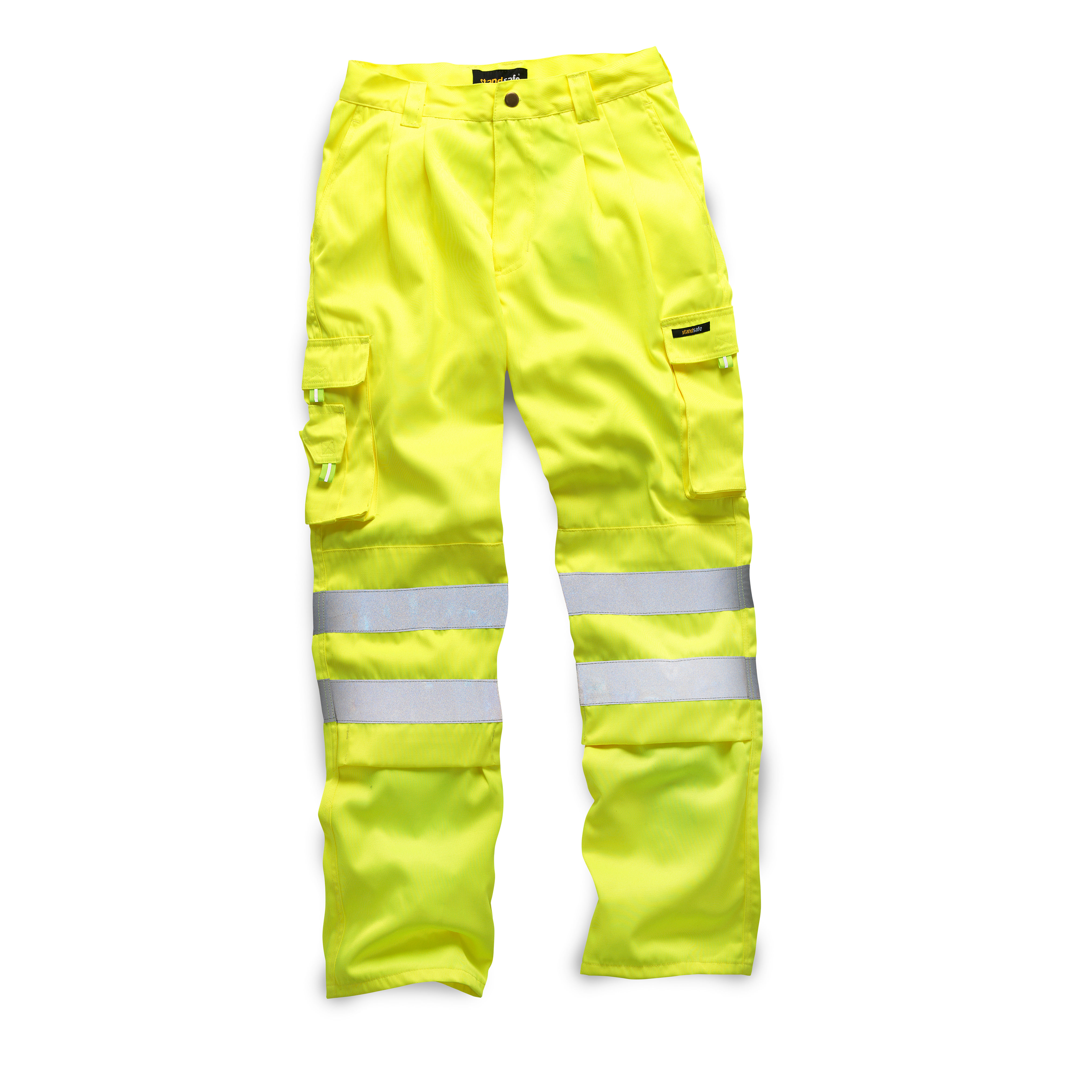 Standsafe Hi-Vis Polycotton Work Trousers Yellow - HV023