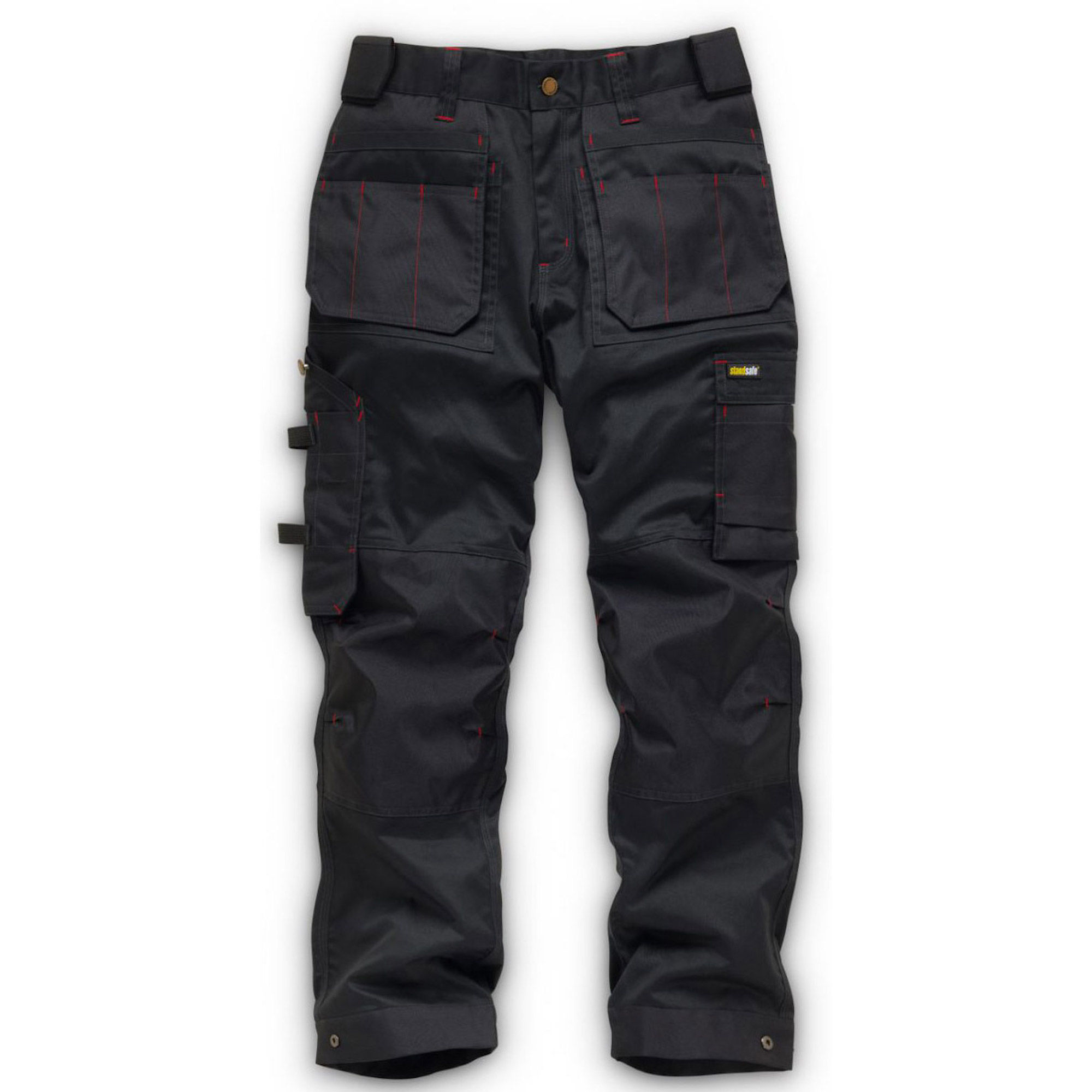 Standsafe Contrast Work Trousers Black