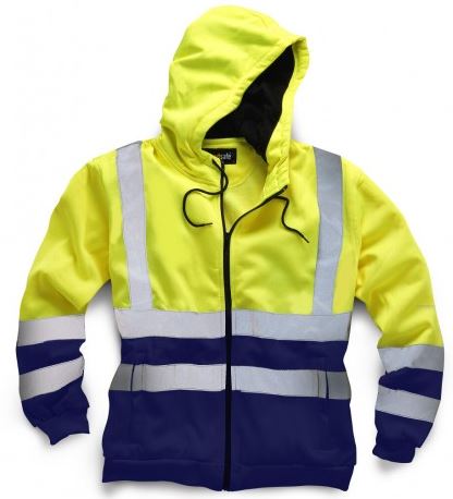 Standsafe Hi Vis Two Tone Hoodie Yellow - HV032