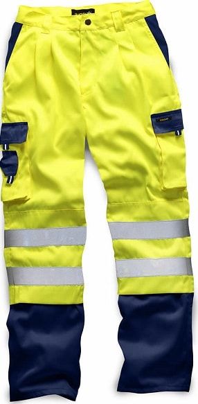 Standsafe Hi-Vis Work Trousers Yellow - HV039