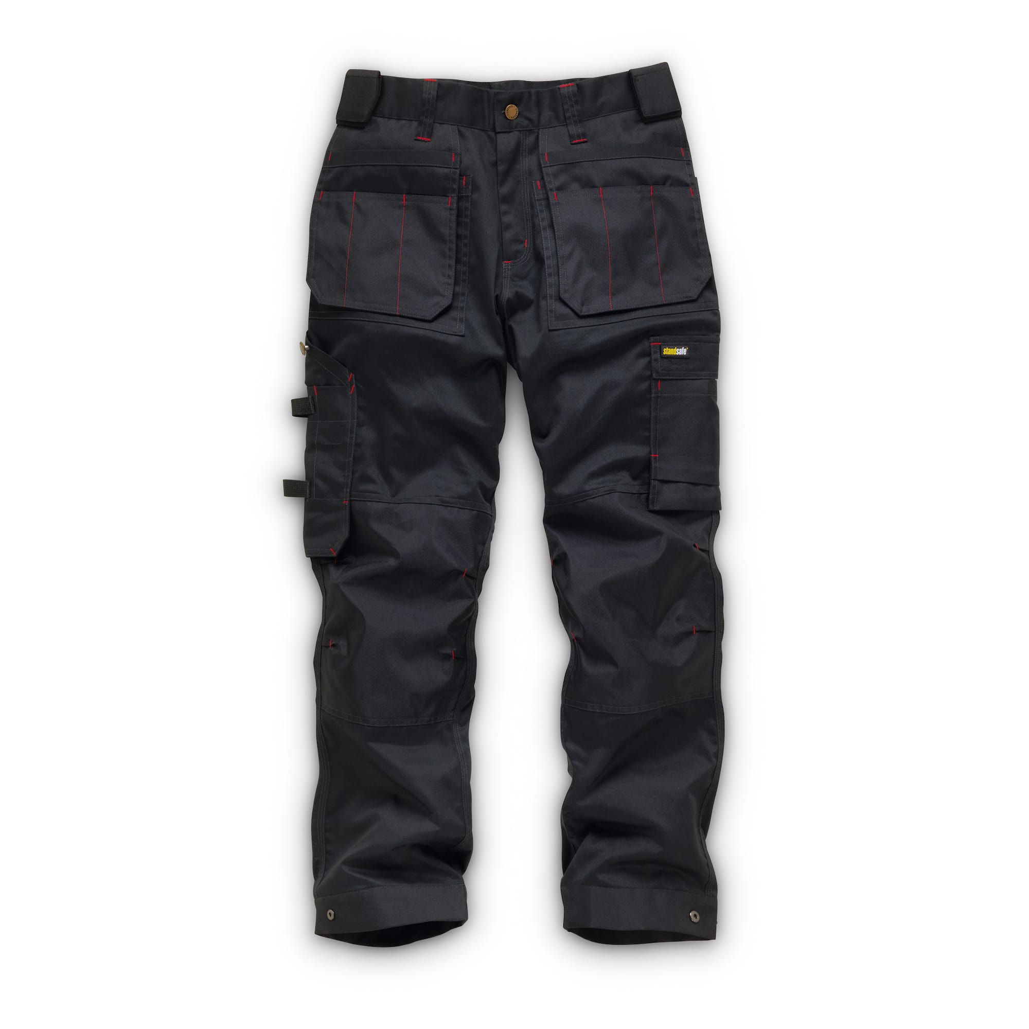 Standsafe Contrast Work Trousers - Black 