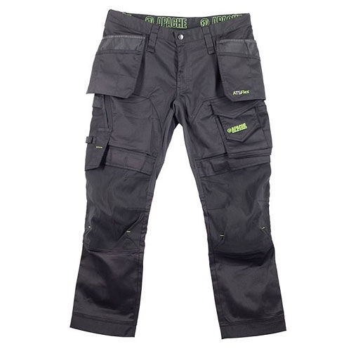 Apache Flex Holster Work Trousers Black/Grey