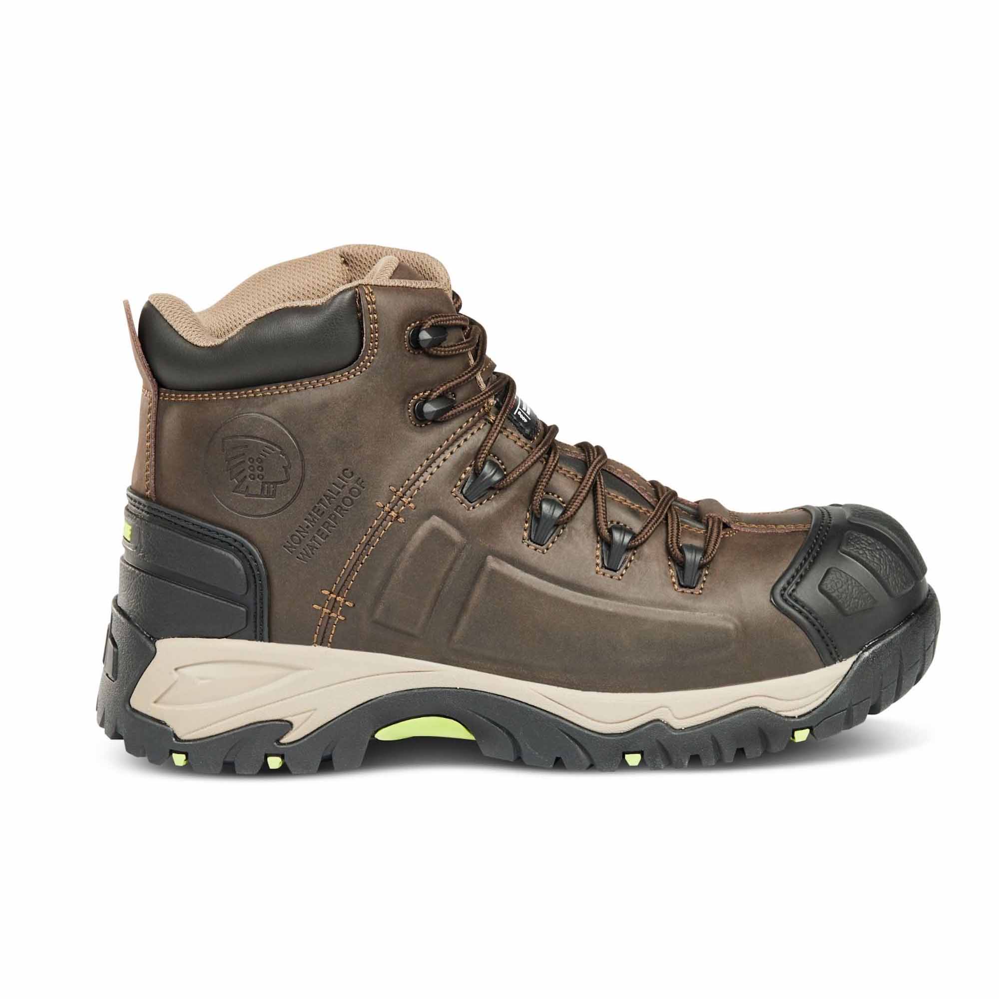 Apache Neptune Non Metallic Waterproof Safety Boots Brown