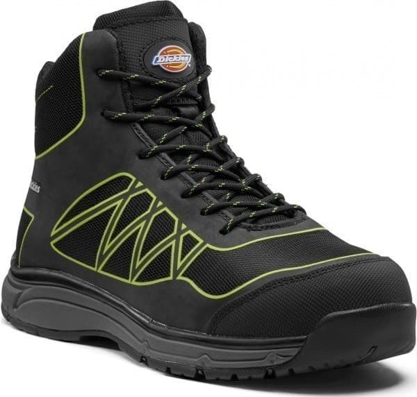 Dickies Phoenix Boots (Black/Lime) FC9526
