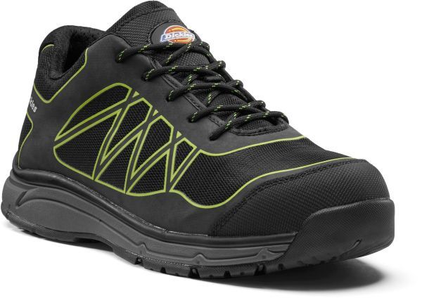 Dickies Phoenix Trainers (Black/Lime) FC9527
