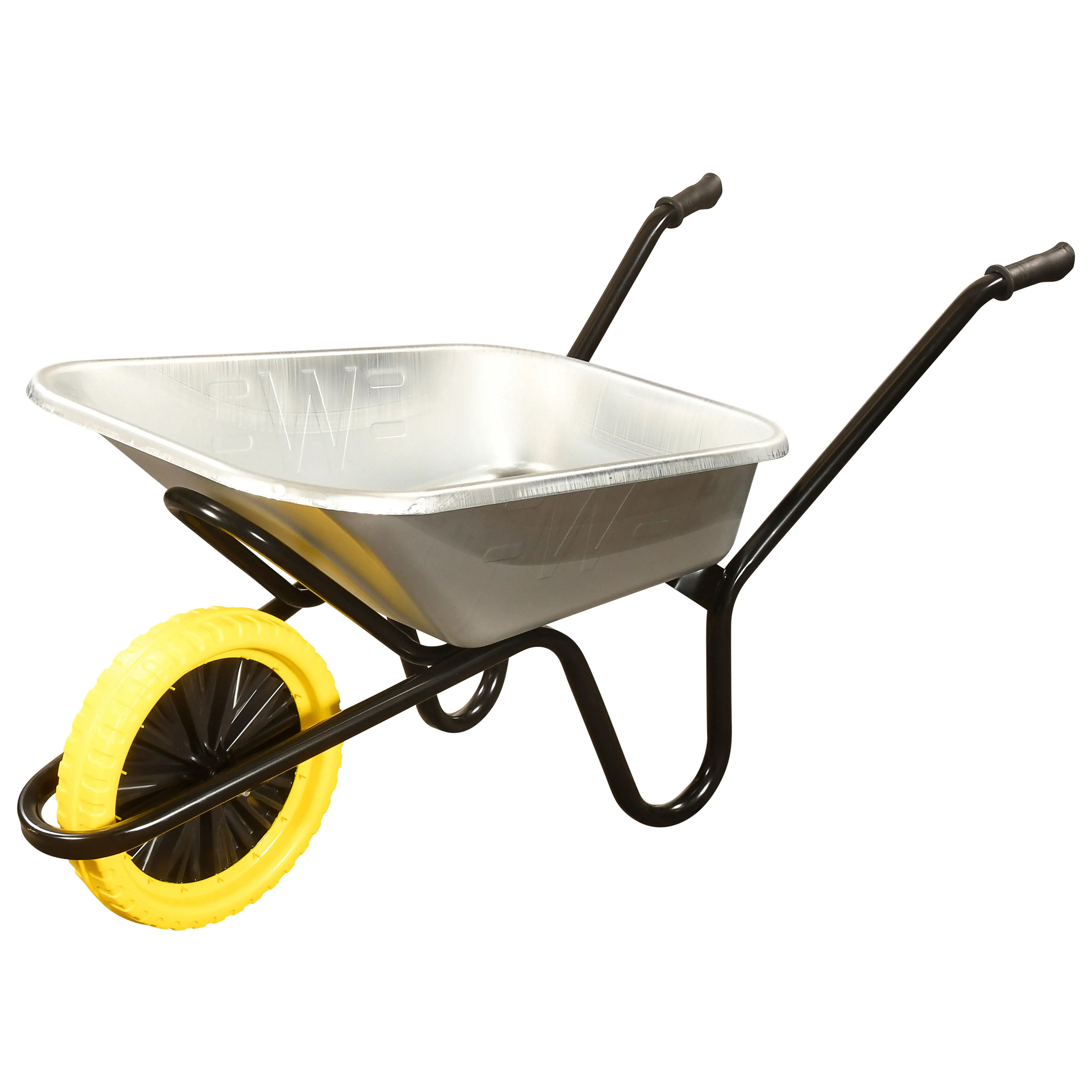 Walsall Endurance Heavy-Duty Wheelbarrow with Puncture-Proof Wheel Galvanised 90L - EGVPP