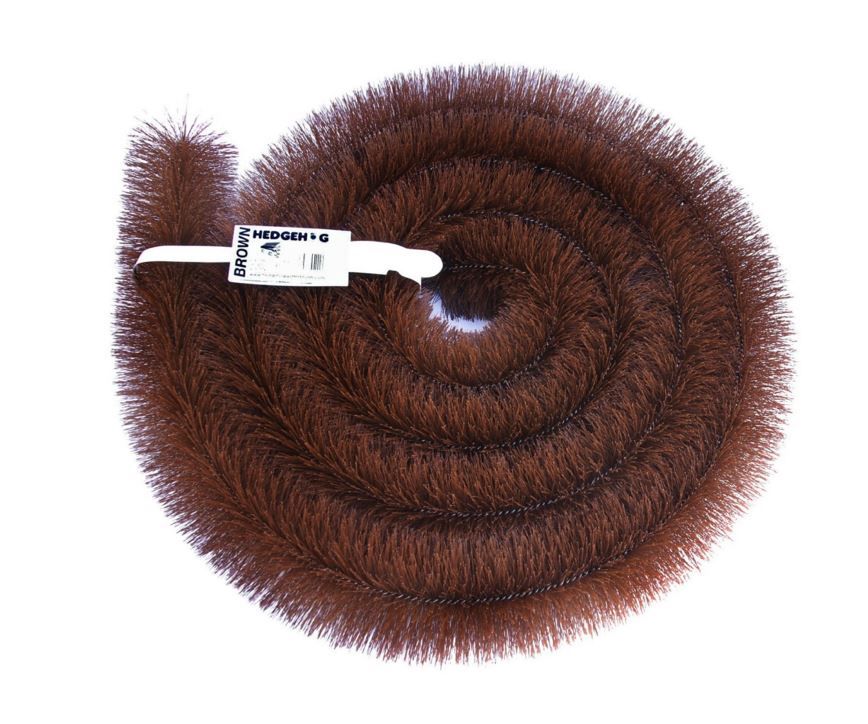 Hedgehog Gutter Brush Leaf Moss Guard 4m x 100mm Brown