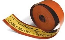 Electric Warning Tile Tape "Northern Power Grid" 40m x 150mm x 3mm