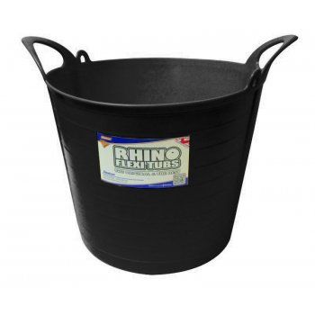 Rhino Flexi Tub Black 26L