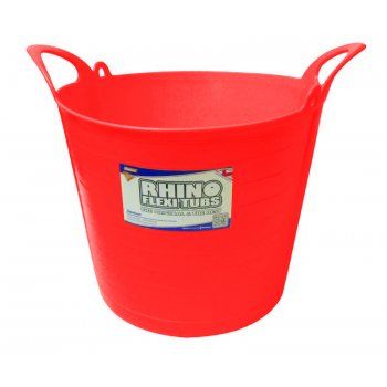 Rhino Flexi Tub Red 26L