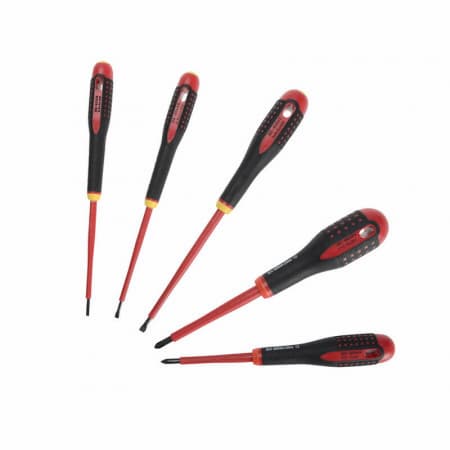 Bahco Insulated Ergo Screwdriver Set 5Pc Sl/Ph - BAH9881S