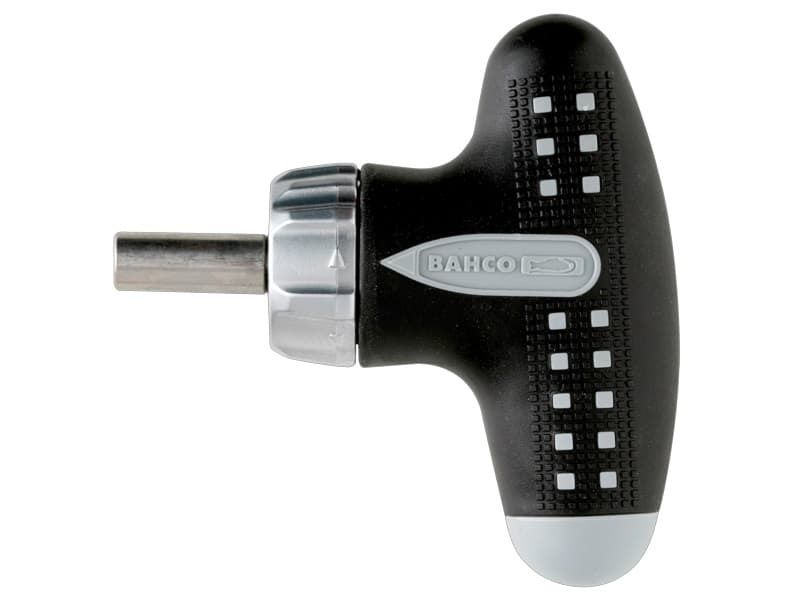 Bahco Stubby T-Grip Ratcheting Screwdriver