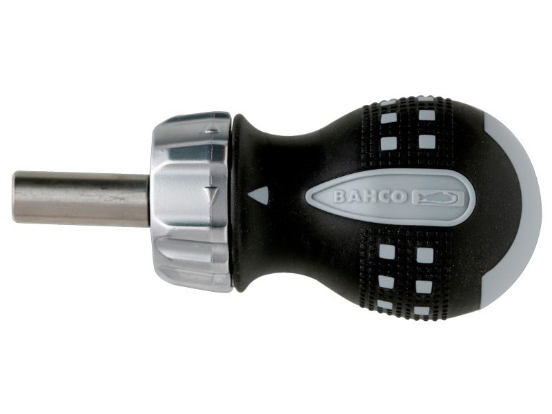Bahco Stubby Ratcheting Screwdriver