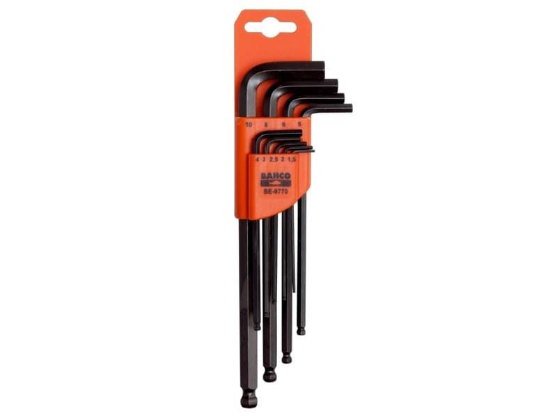 Bahco Hex Key Set 9 Piece 1.5 - 10mm - 9770