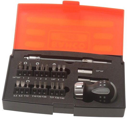 Bahco  22 Piece Ratchet Screwdriver Set - 808050S22