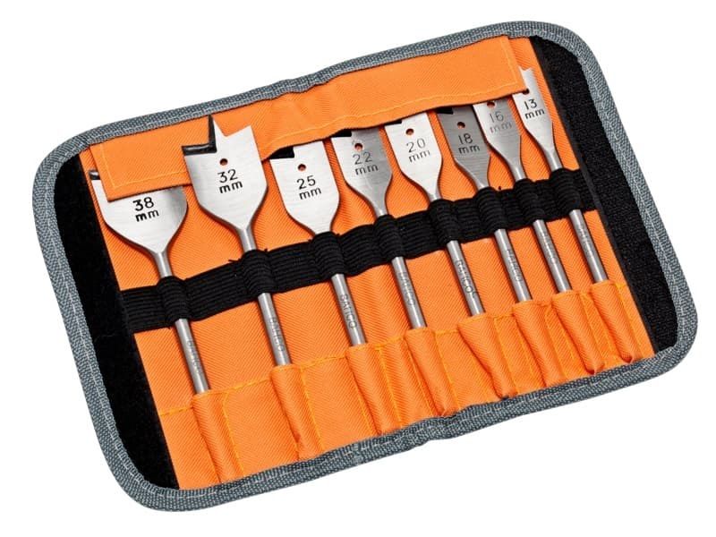 Bahco 8 Piece Flat Bit Set