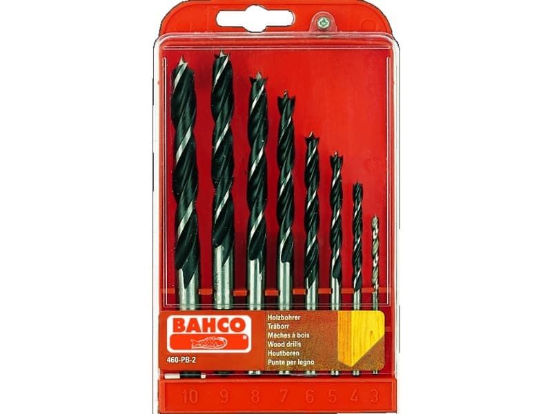 Bahco 8 Piece Lip & Spur Drill Set for Wood