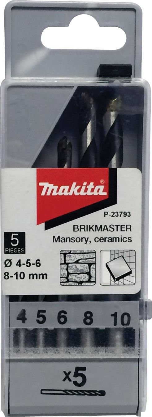 Makita Brickmaster TCT 5 Piece Bit Set