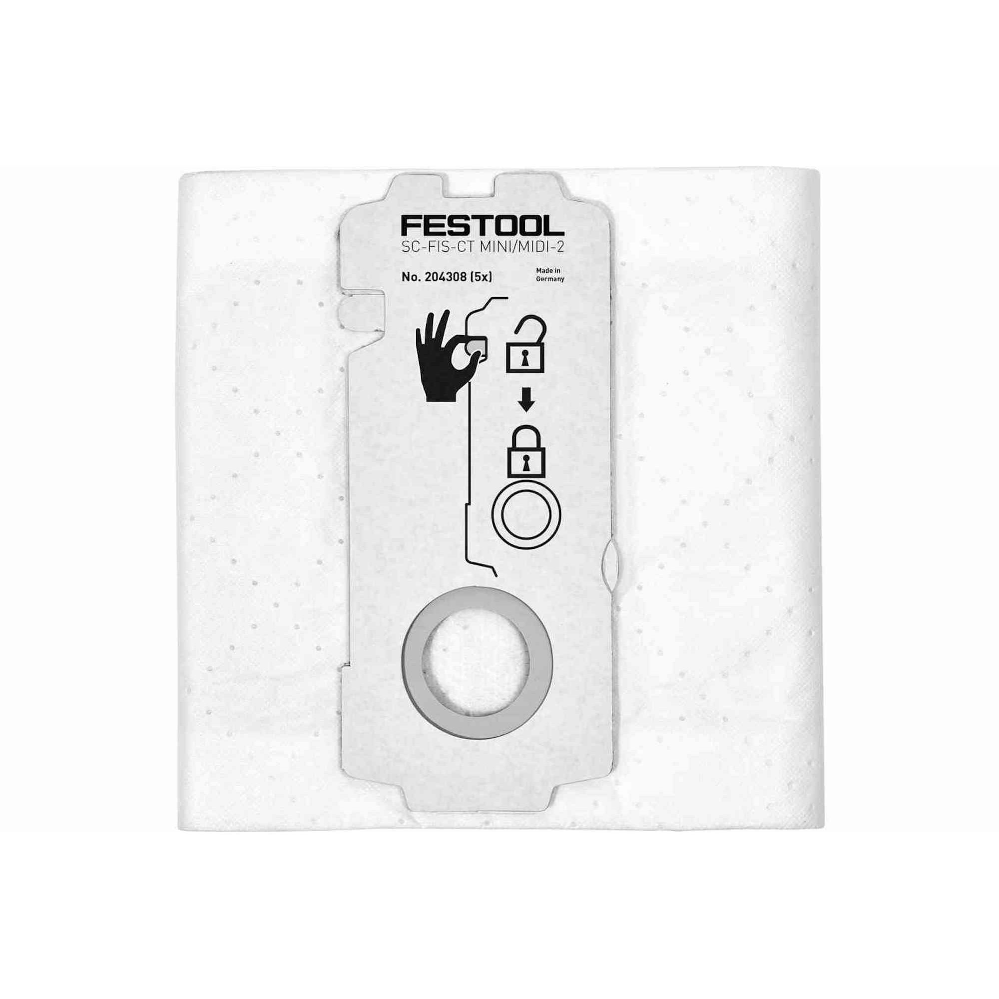 Festool SELFCLEAN Filter Bag SC-FIS-CT MINI/MIDI-2/5 - 204308