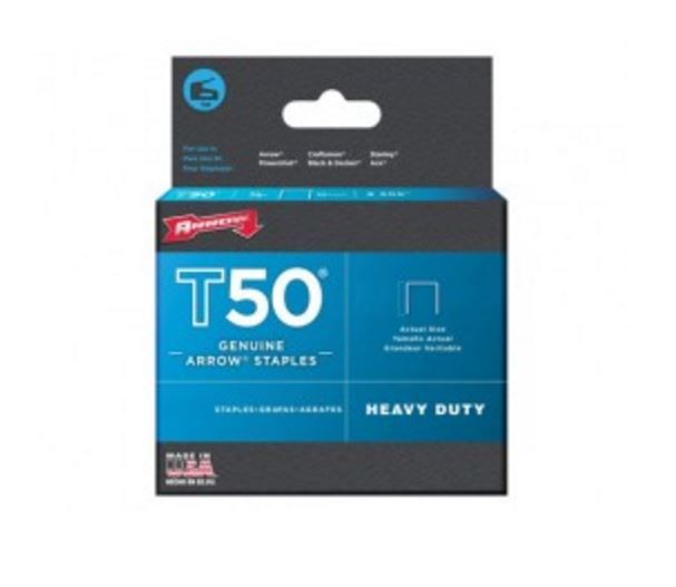 Arrow Box of 1250 Staples for T50 (3/8") 9.52mm