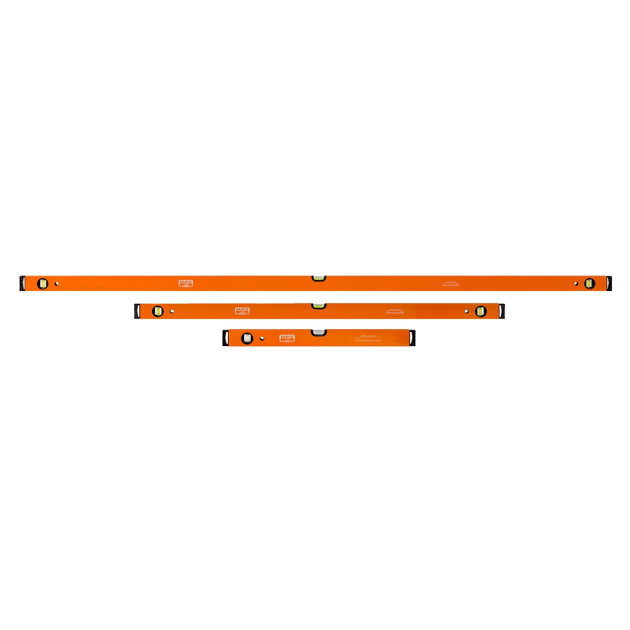 Bahco Spirit Level Set 600mm, 1200mm, 1800mm - BAH416SET1