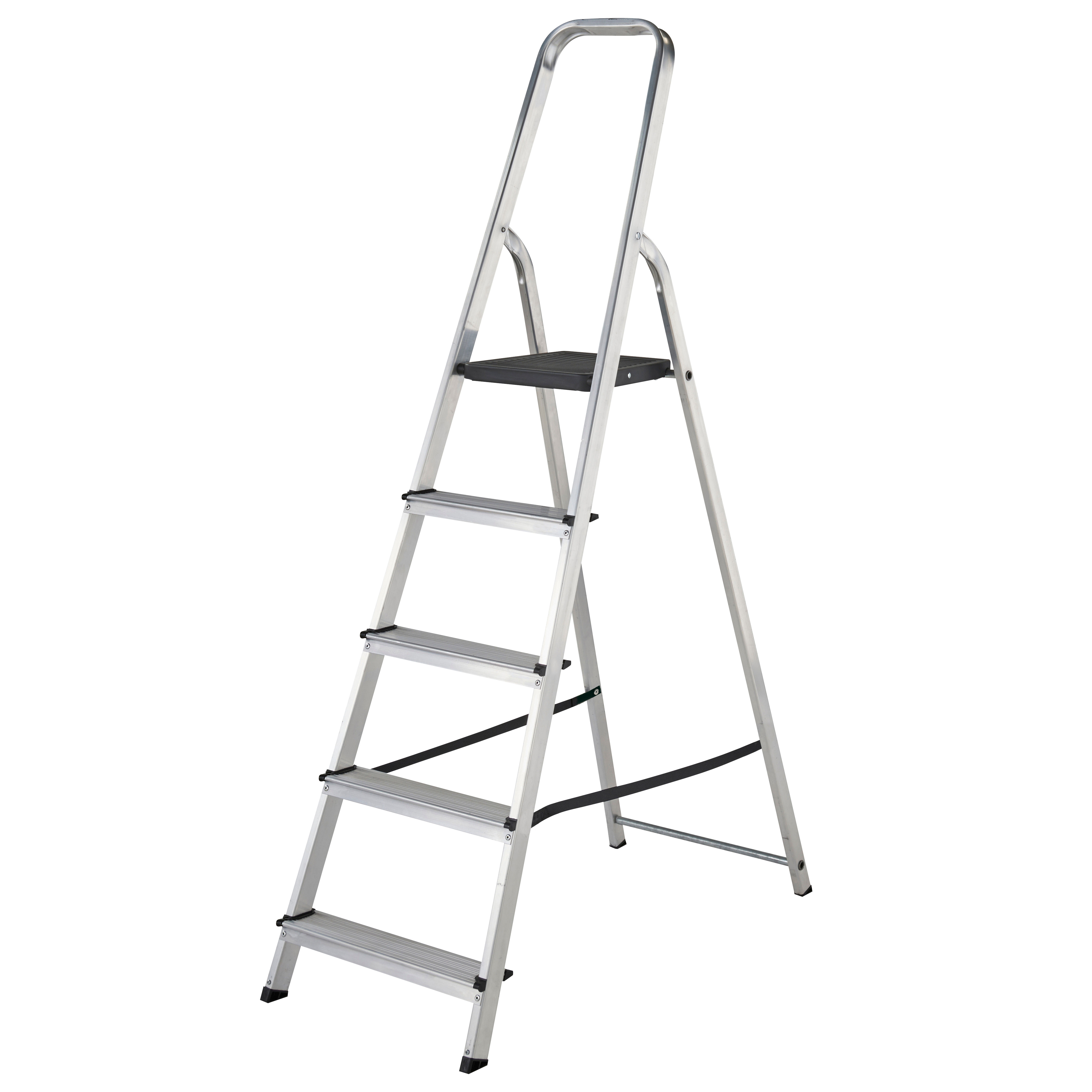 Werner High Handrail Stepladder 5 Tread - 7400518L