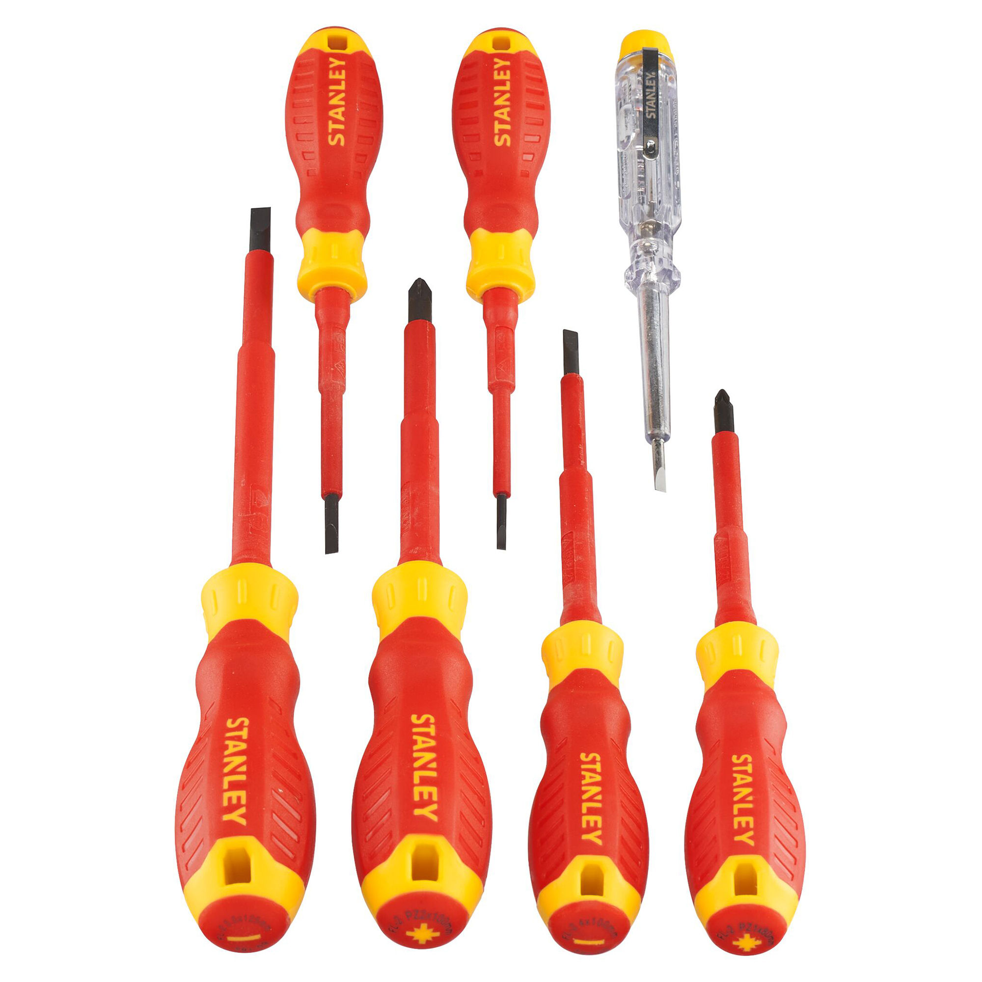 Stanley VDE Insulated Screwdriver Set (7 Piece) STA060033