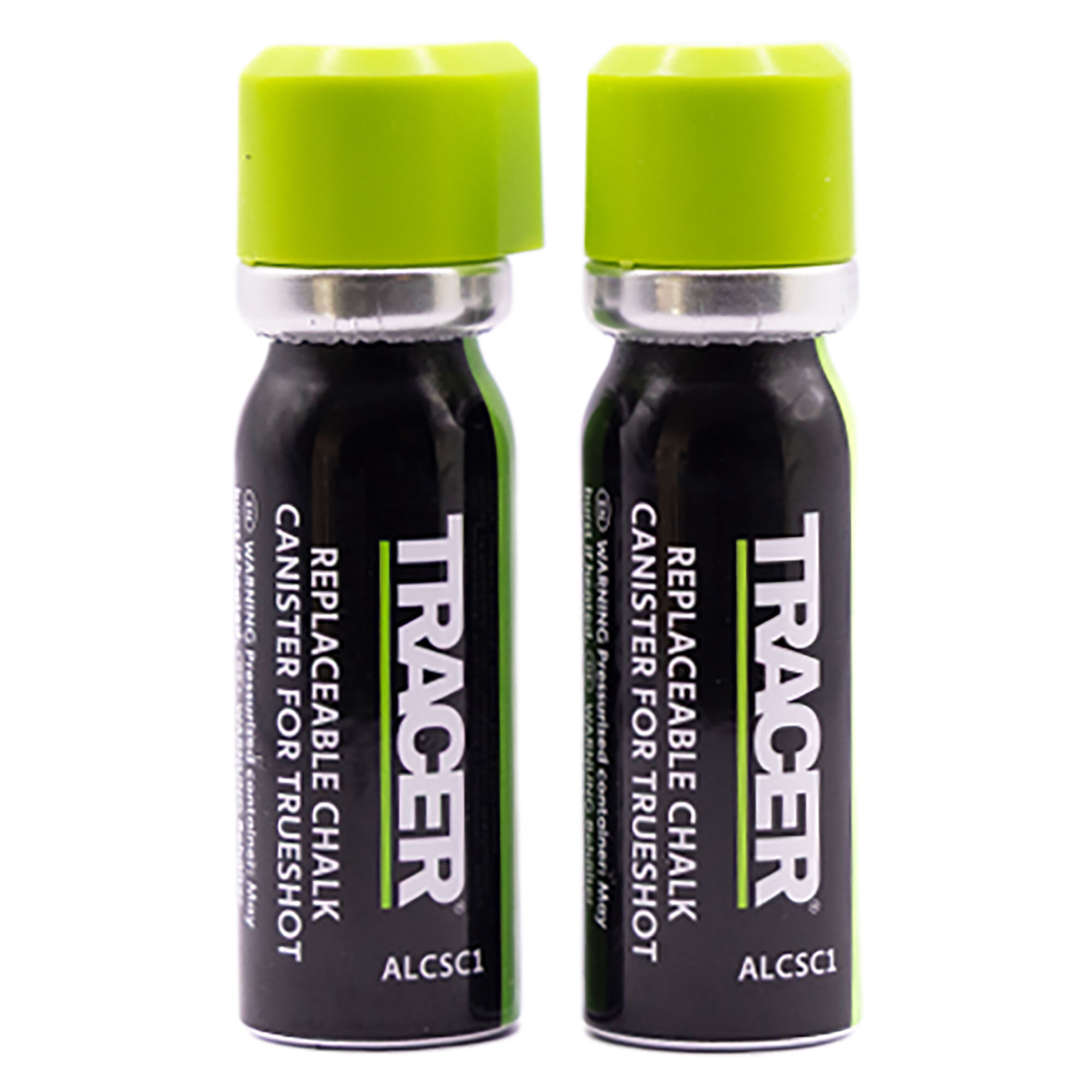 Tracer Trueshot Chalk Replacement Canisters (2 Pack) Green - ACSC2