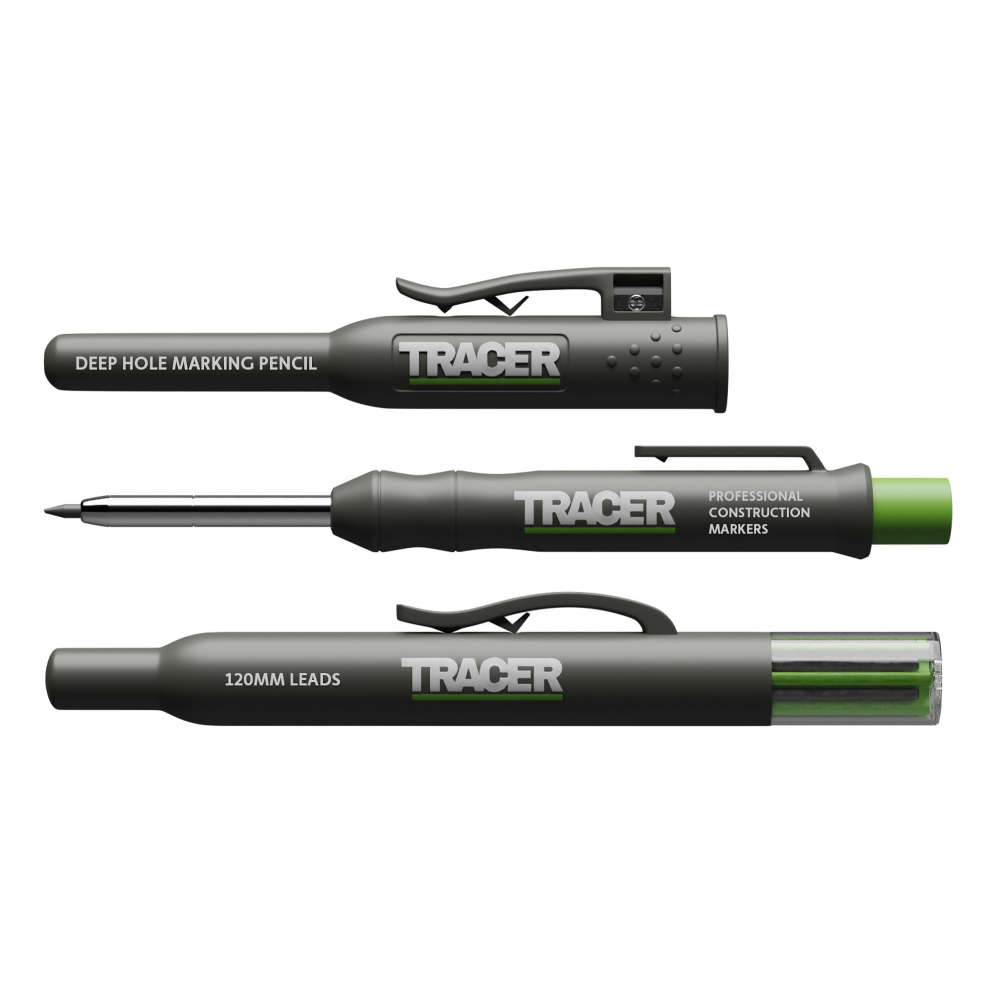 Tracer Deep Hole Construction Pencil and 6 Lead Pack - AMK1