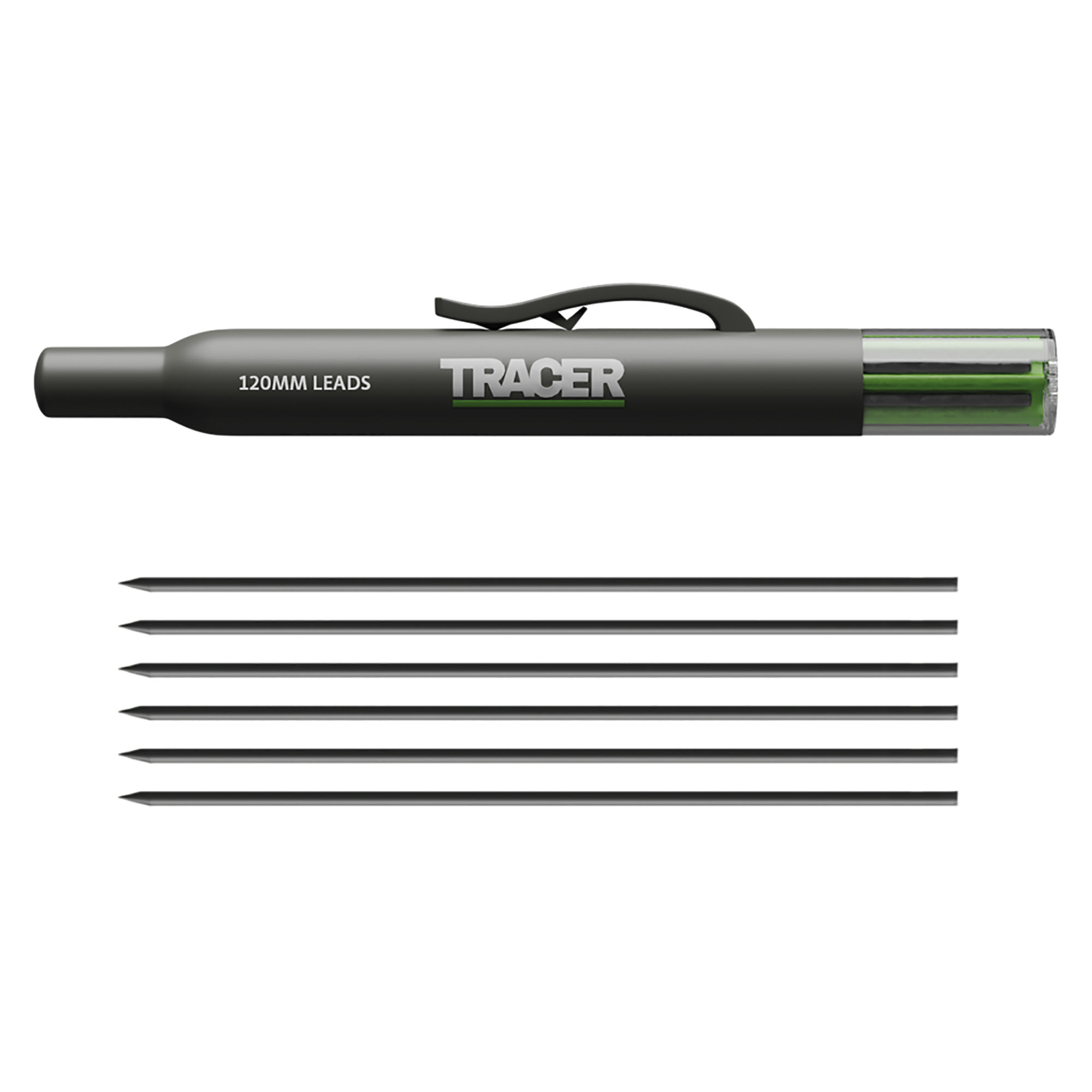 Tracer Lead Holster with 6 2B Graphite Pencil Leads 120mm - ALH1