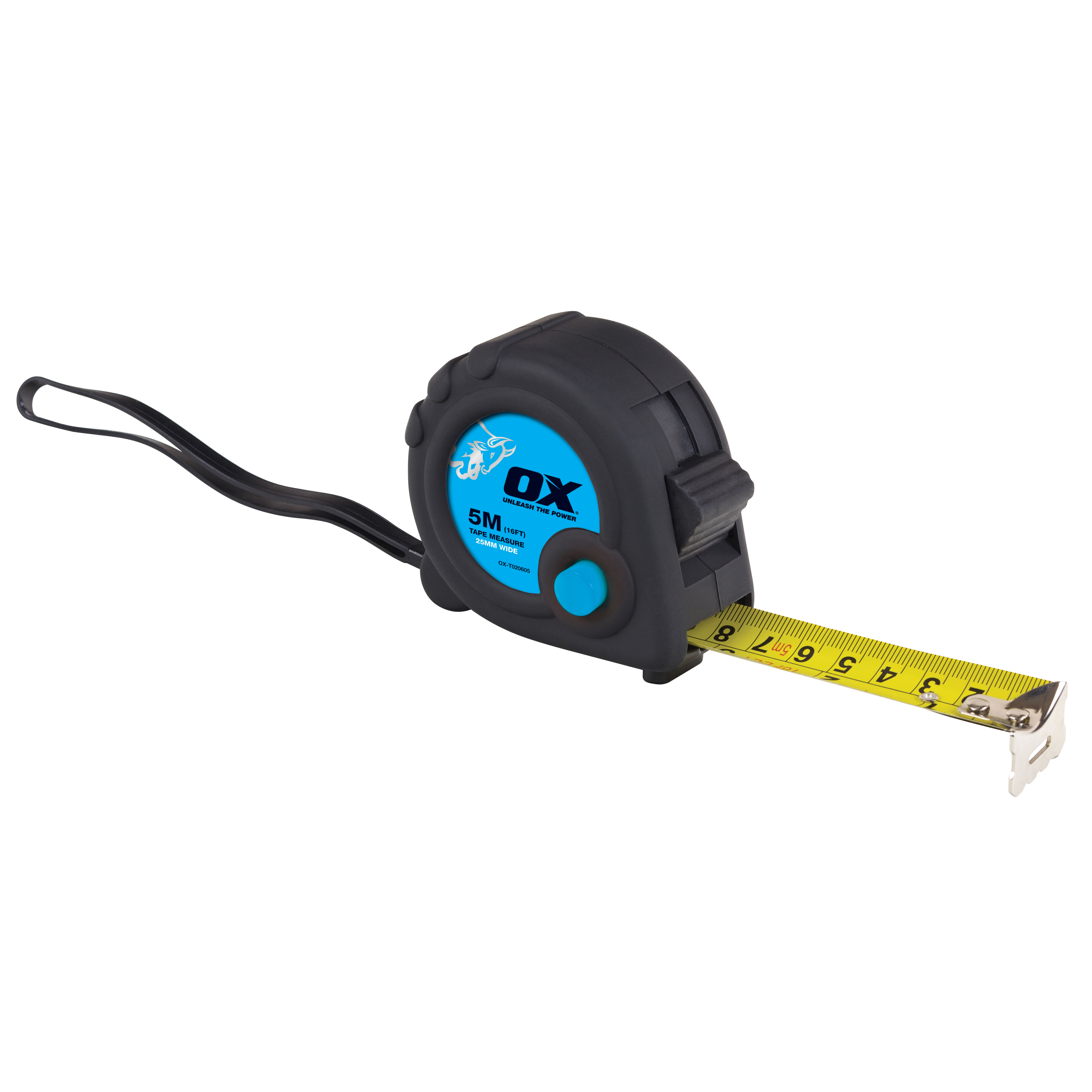 OX Trade Tape Measure 5m (16') 25mm Blade Width - OX-T020605