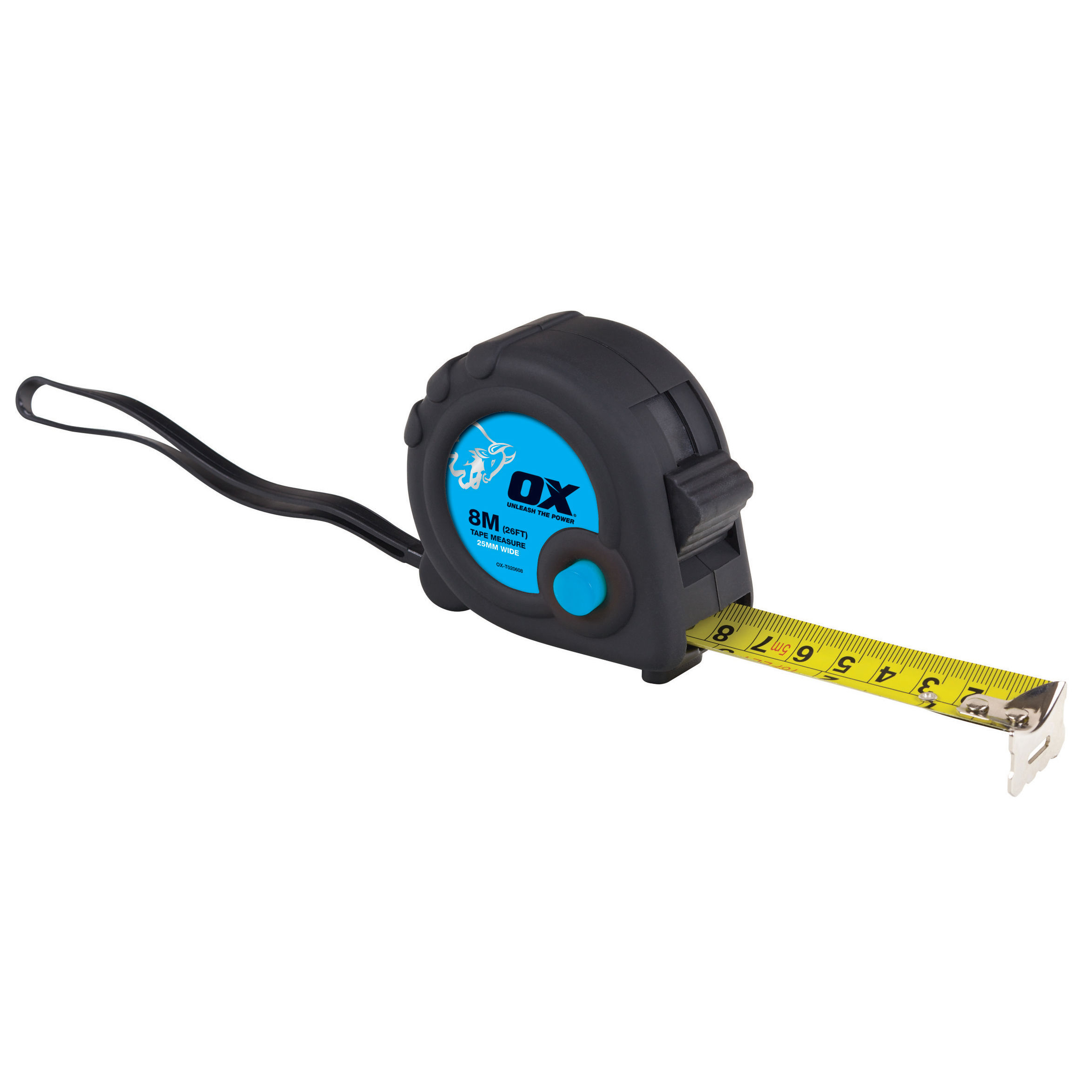 OX Trade Tape Measure 8m (26') 25mm Blade Width - OX-T020608