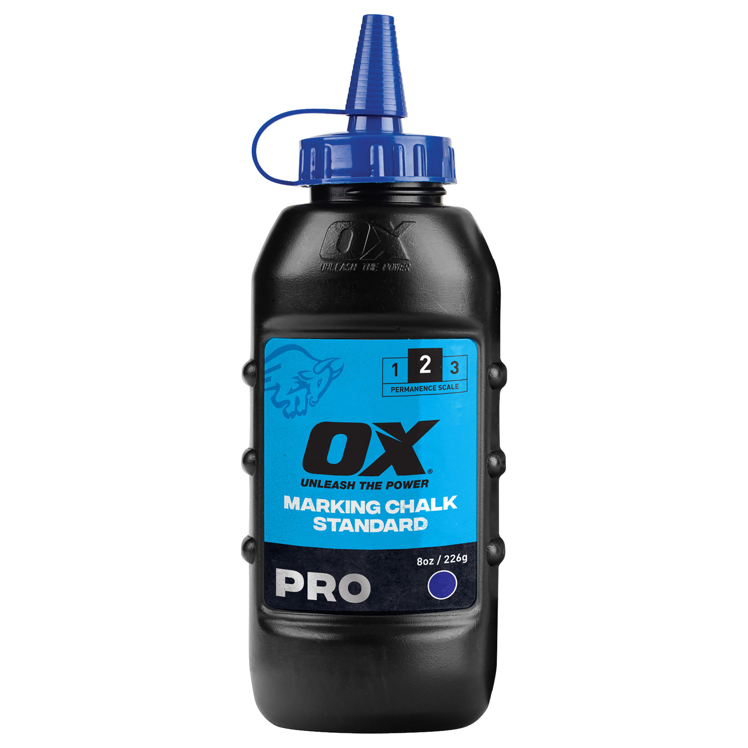 OX Pro Marking Chalk Powder Refill Blue 226g - OX-P025702