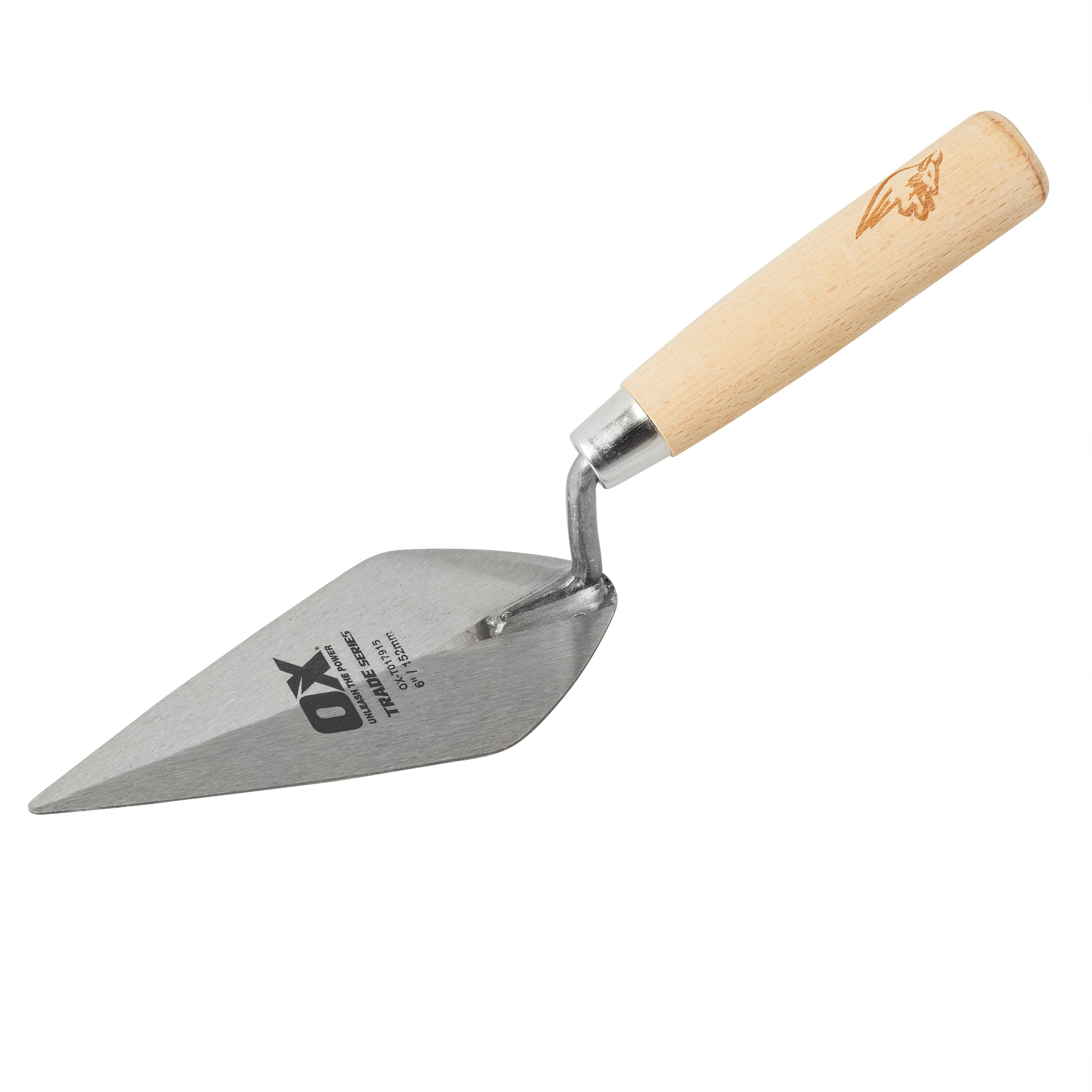 OX Trade Pointing Trowel with Wooden Handle 6" (152mm) OX-T017915